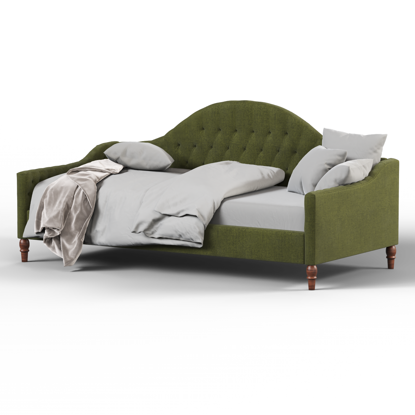 Elise Daybed with Elegant Curves and Versatile Comfort