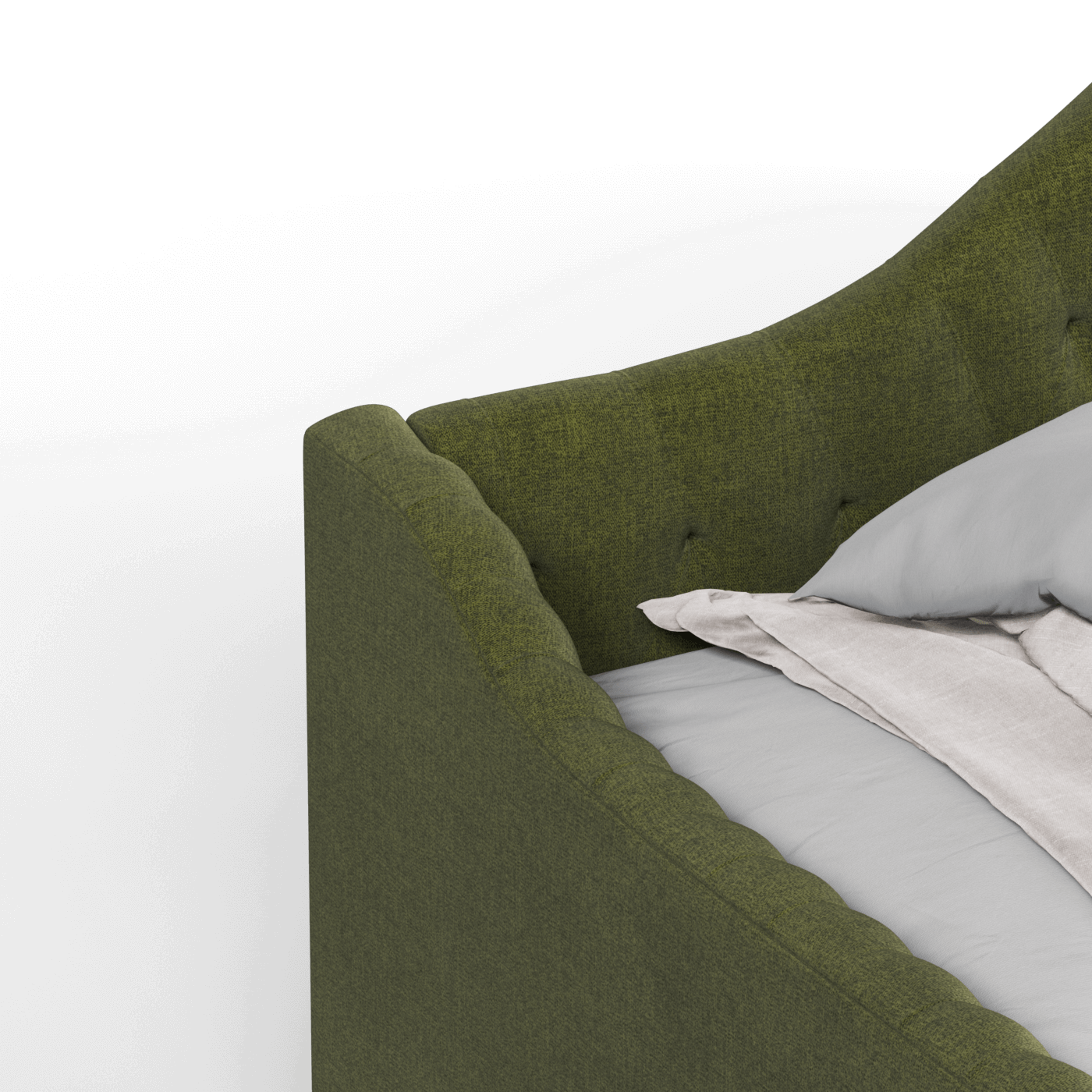 Elise Daybed with Elegant Curves and Versatile Comfort