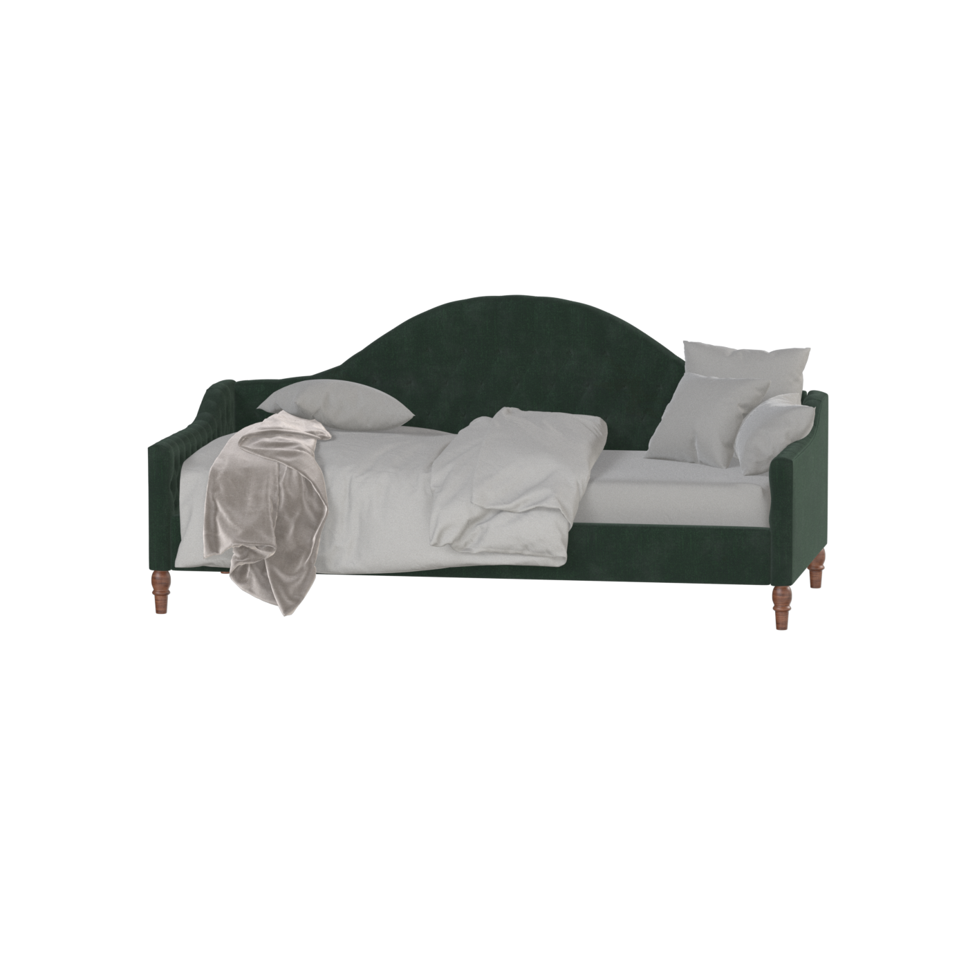 Elise Daybed with Elegant Curves and Versatile Comfort