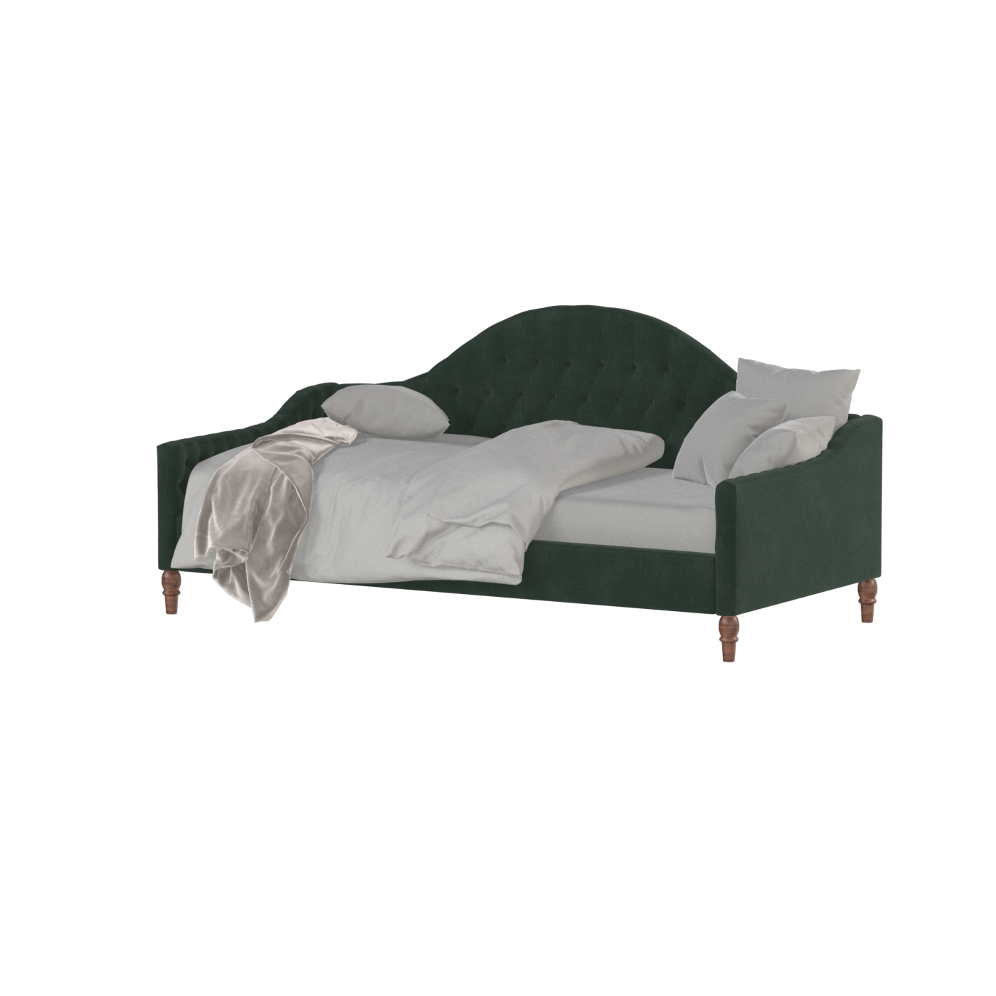 Elise Daybed with Elegant Curves and Versatile Comfort