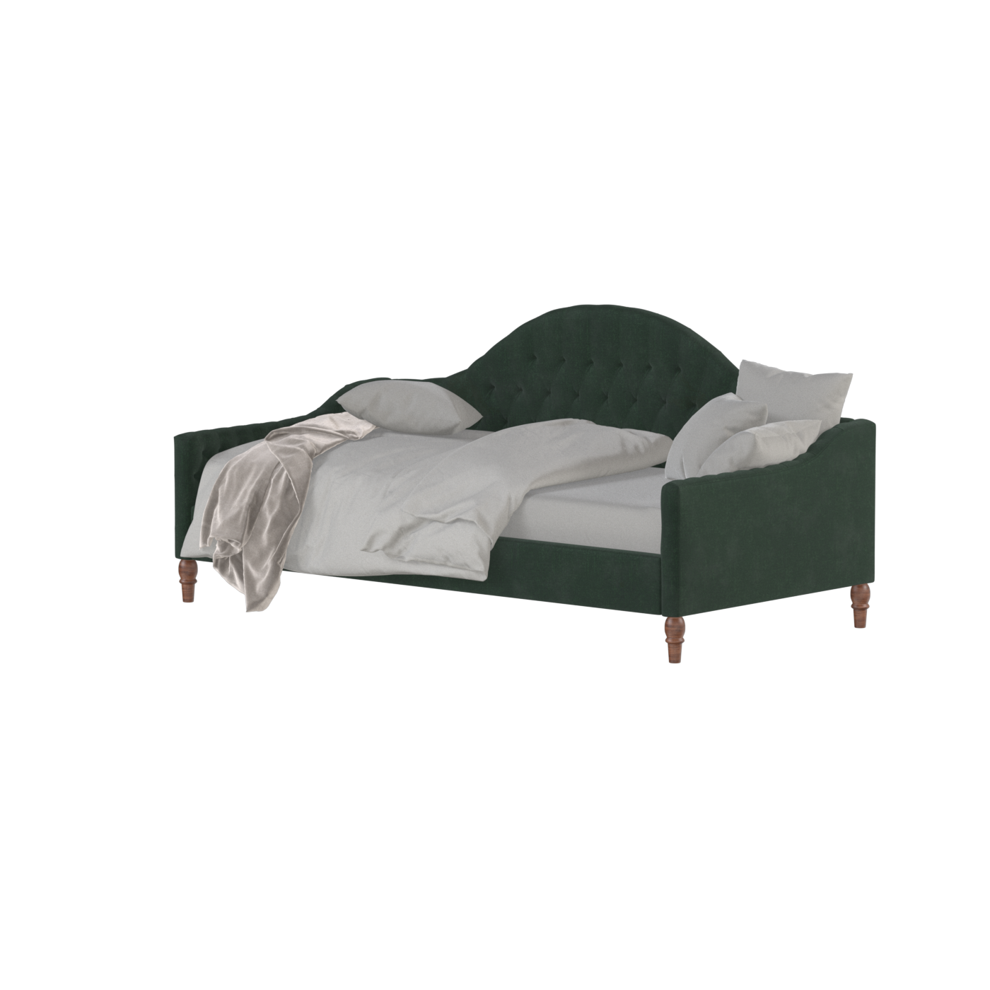 Elise Daybed with Elegant Curves and Versatile Comfort
