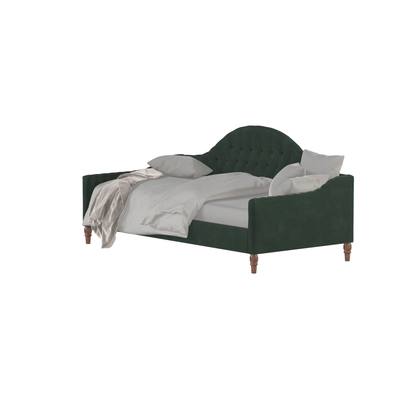 Elise Daybed with Elegant Curves and Versatile Comfort