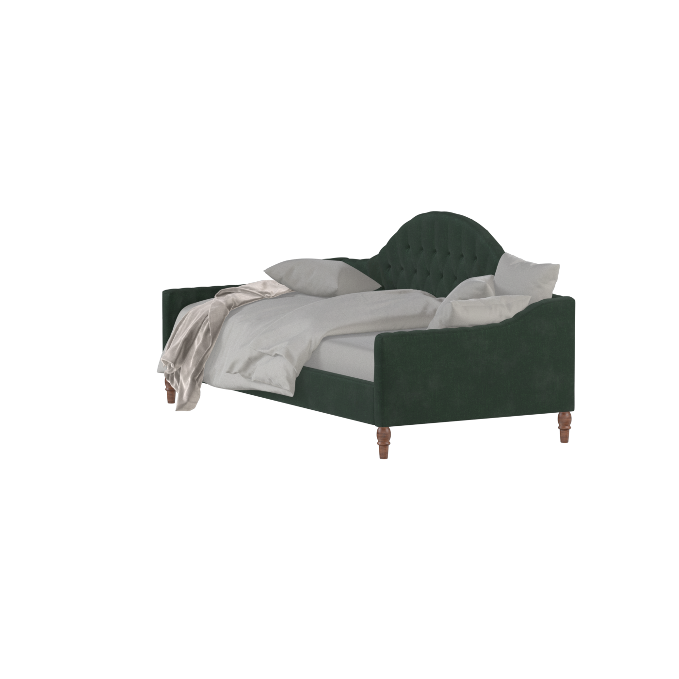 Elise Daybed with Elegant Curves and Versatile Comfort