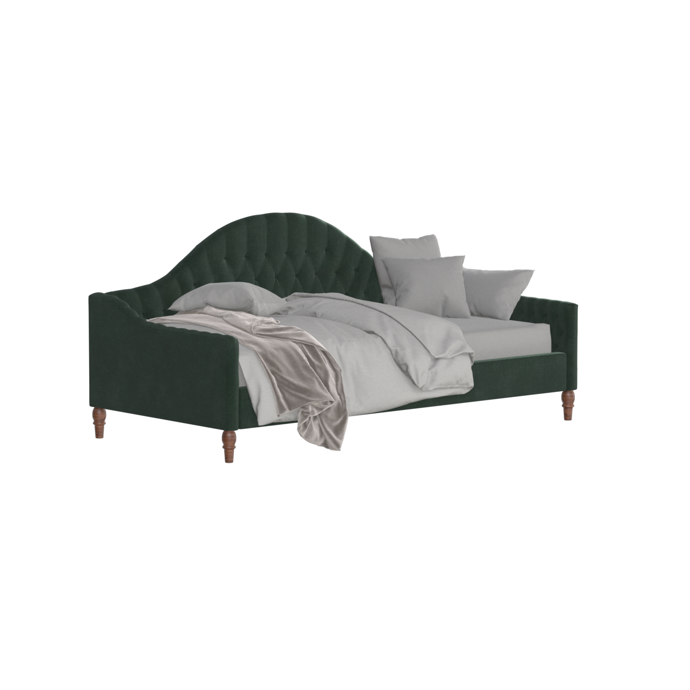 Elise Daybed with Elegant Curves and Versatile Comfort