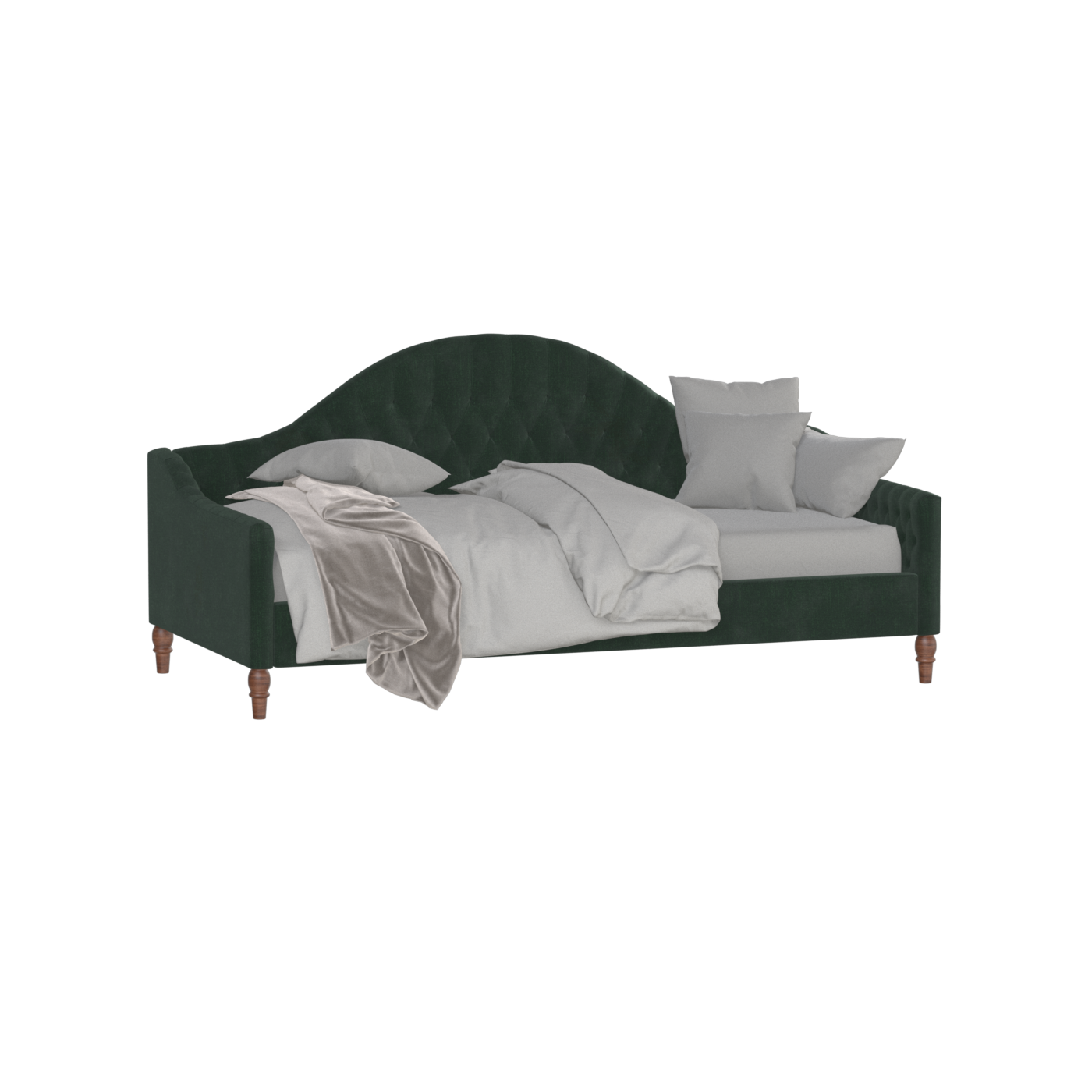 Elise Daybed with Elegant Curves and Versatile Comfort