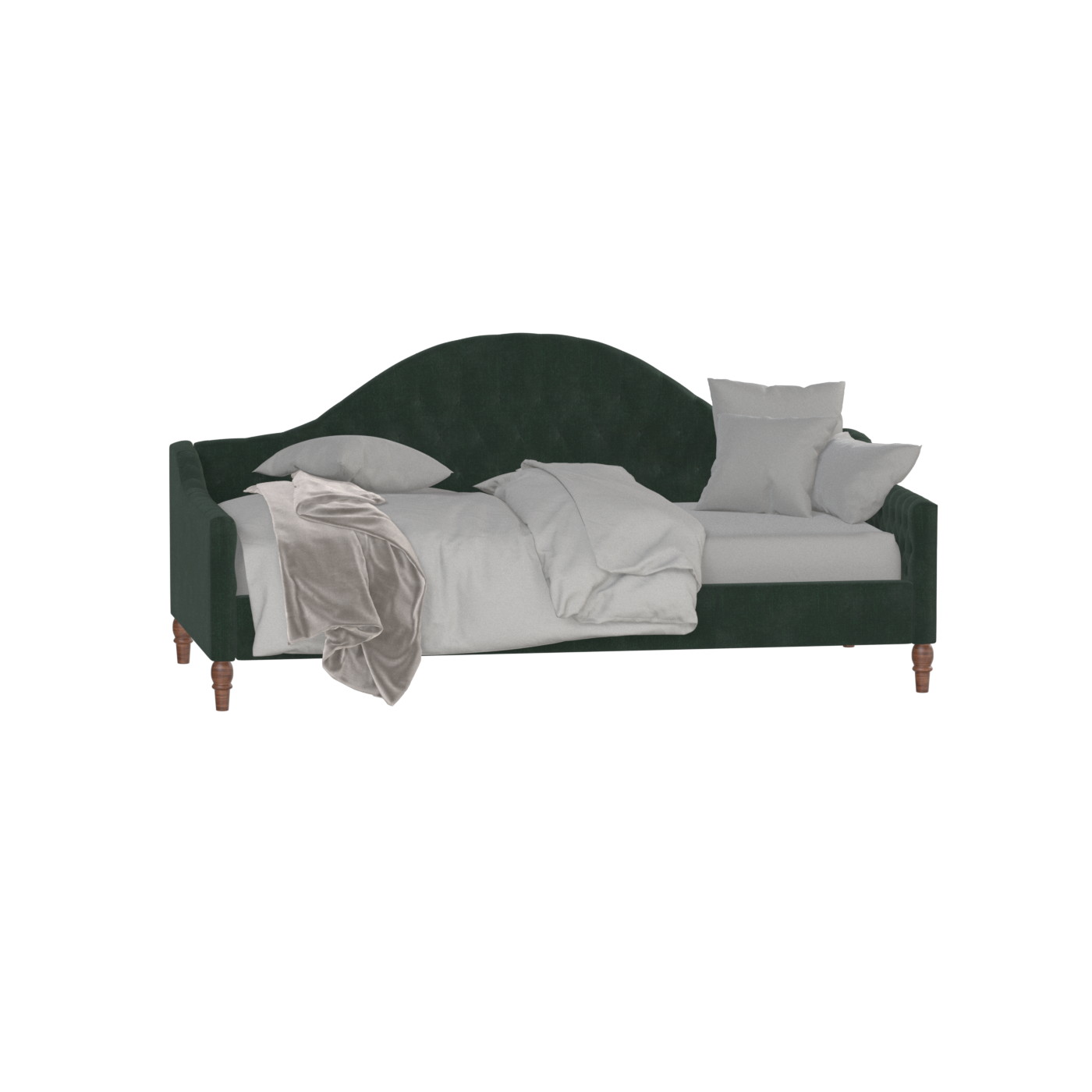 Elise Daybed with Elegant Curves and Versatile Comfort