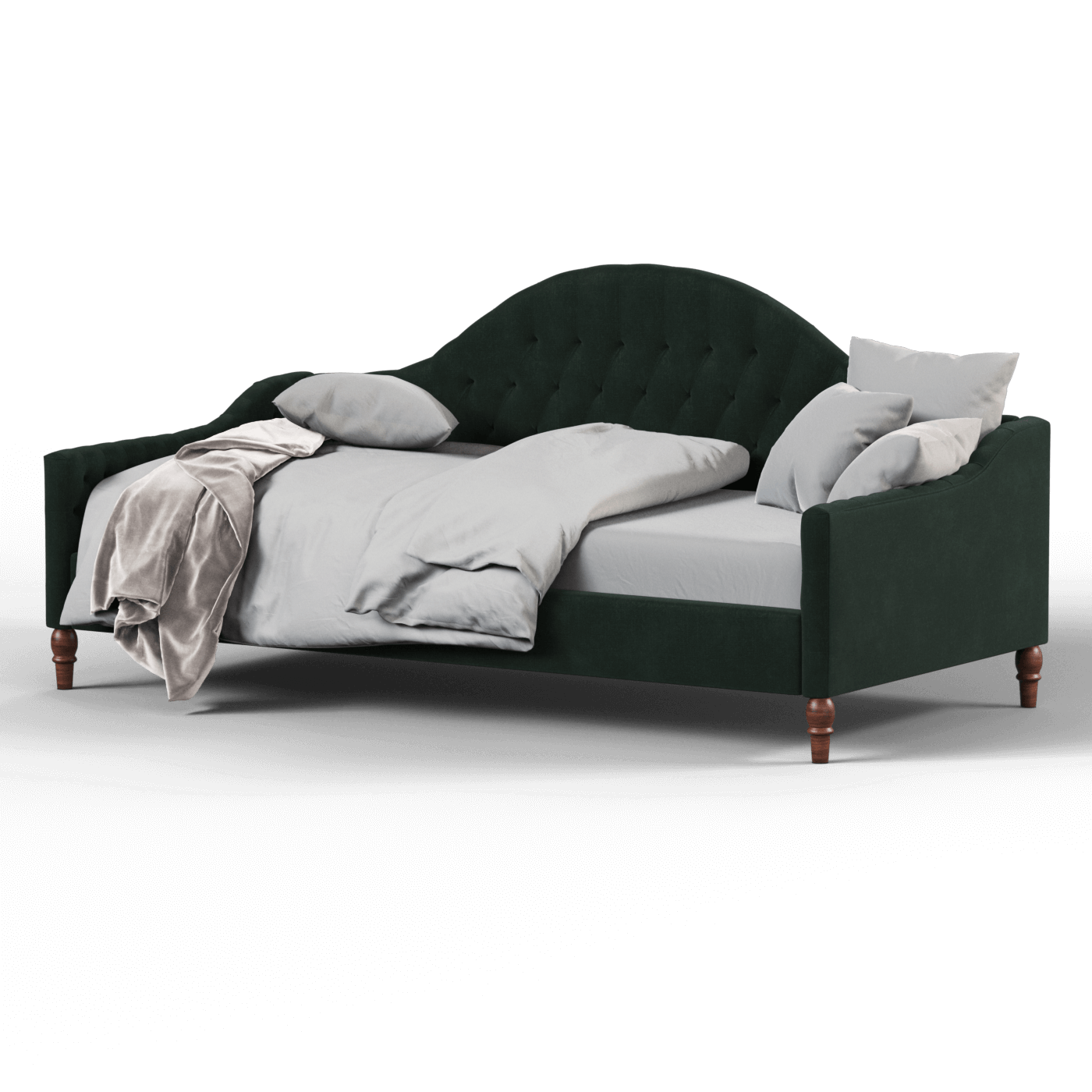 Elise Daybed with Elegant Curves and Versatile Comfort