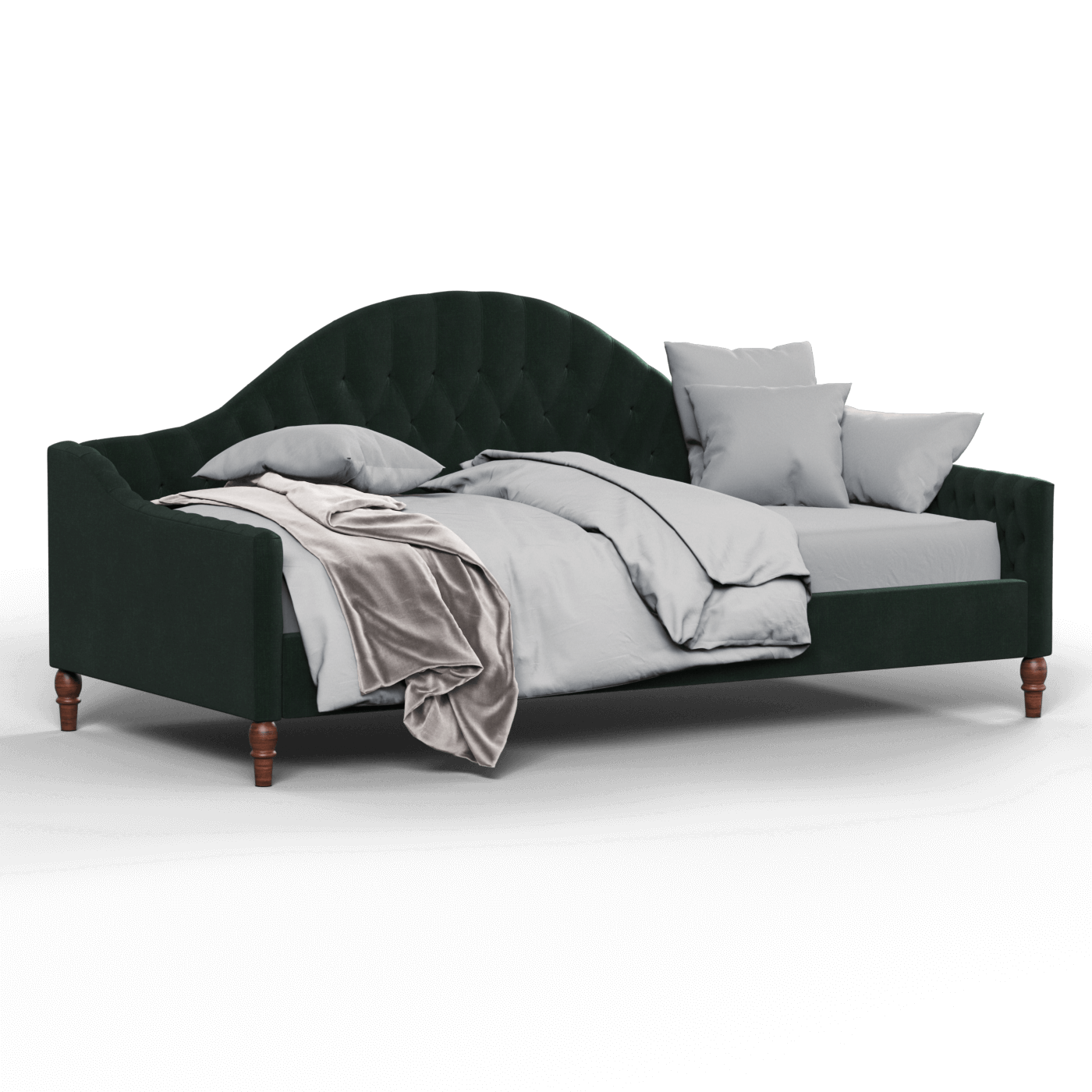 Elise Daybed with Elegant Curves and Versatile Comfort