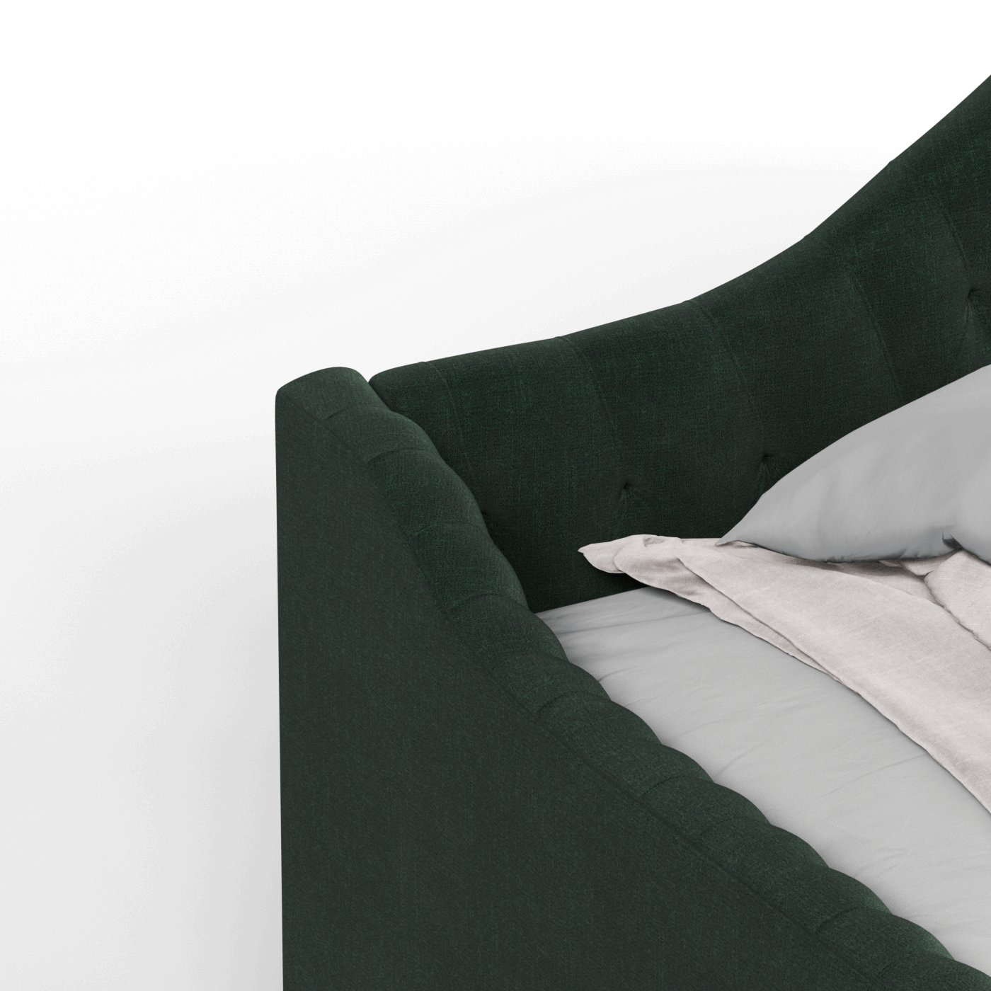 Elise Daybed with Elegant Curves and Versatile Comfort