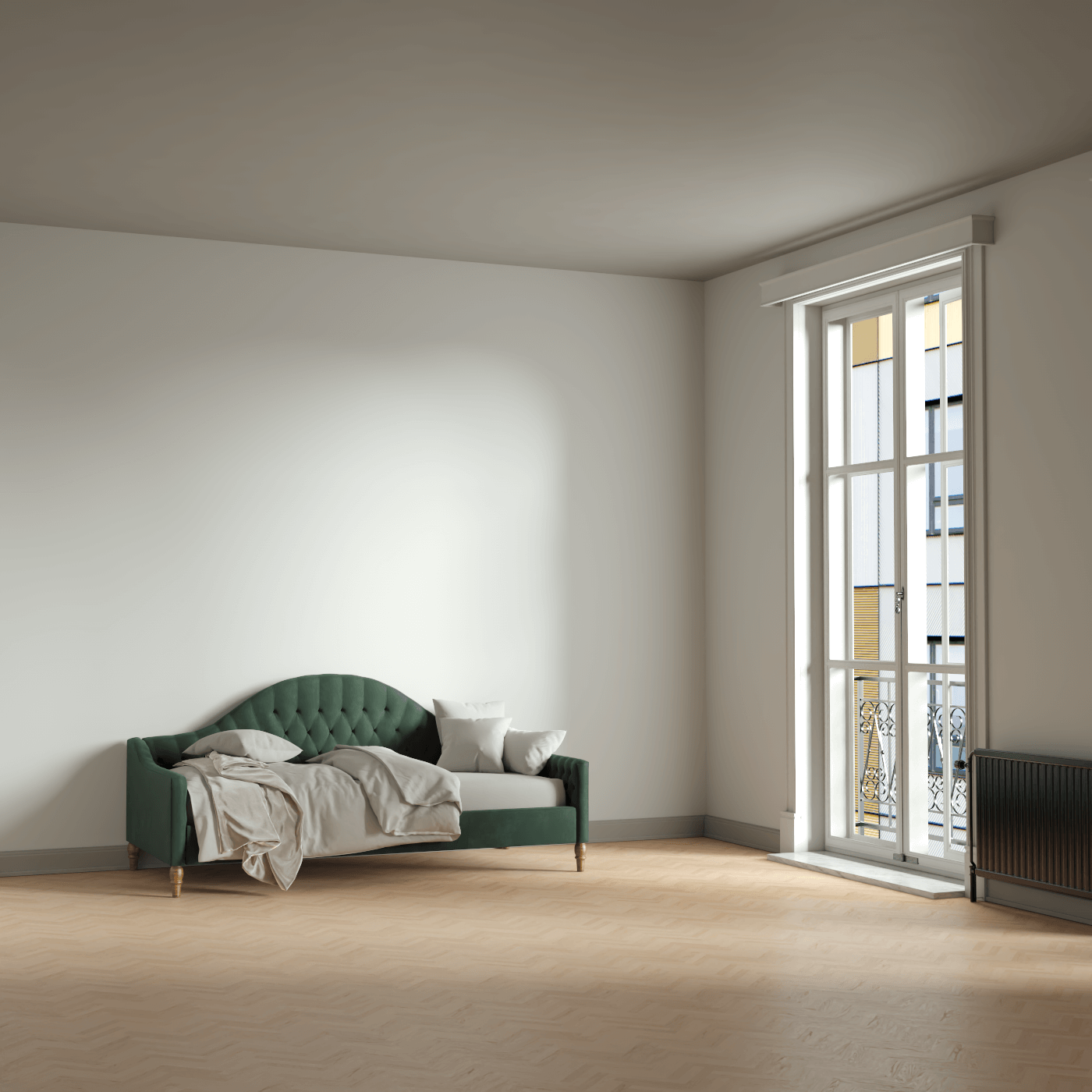 Elise Daybed with Elegant Curves and Versatile Comfort