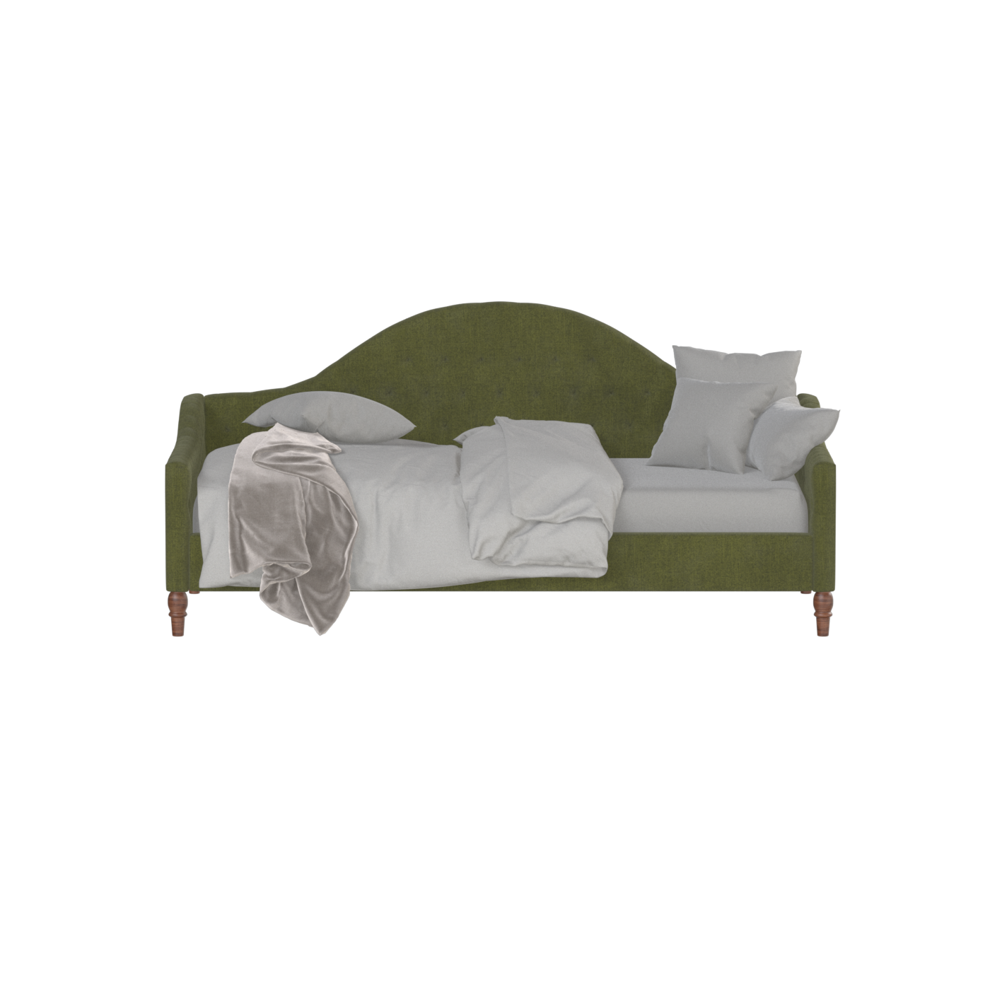 Elise Daybed with Elegant Curves and Versatile Comfort