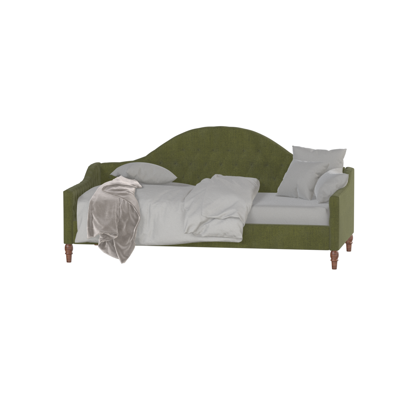 Elise Daybed with Elegant Curves and Versatile Comfort