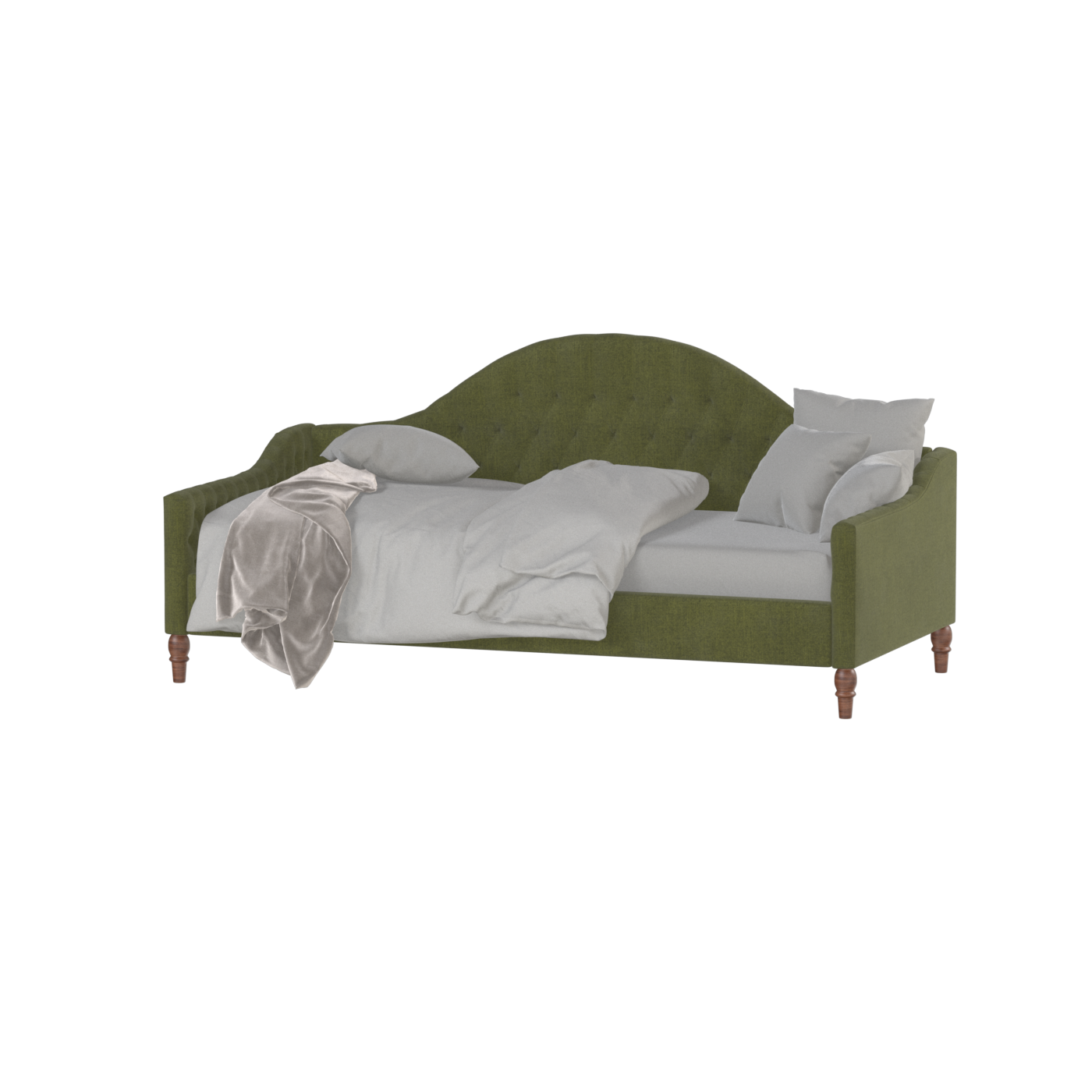 Elise Daybed with Elegant Curves and Versatile Comfort