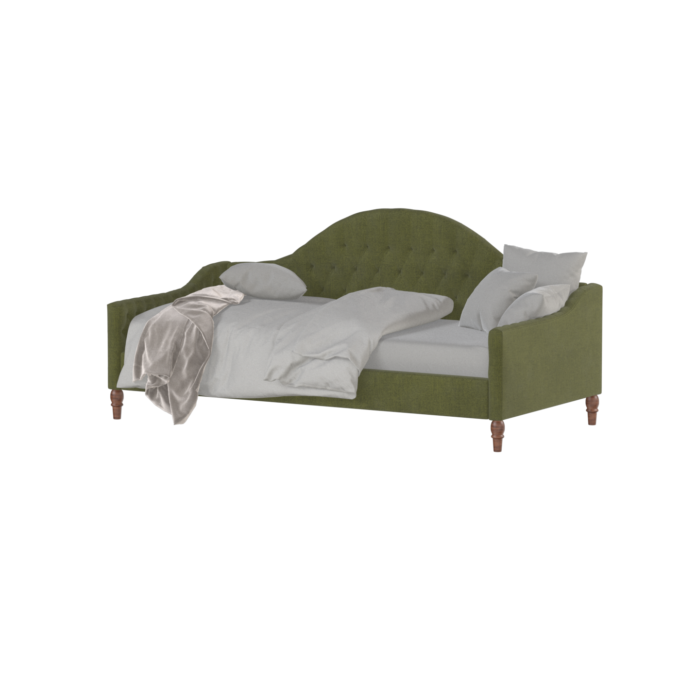Elise Daybed with Elegant Curves and Versatile Comfort
