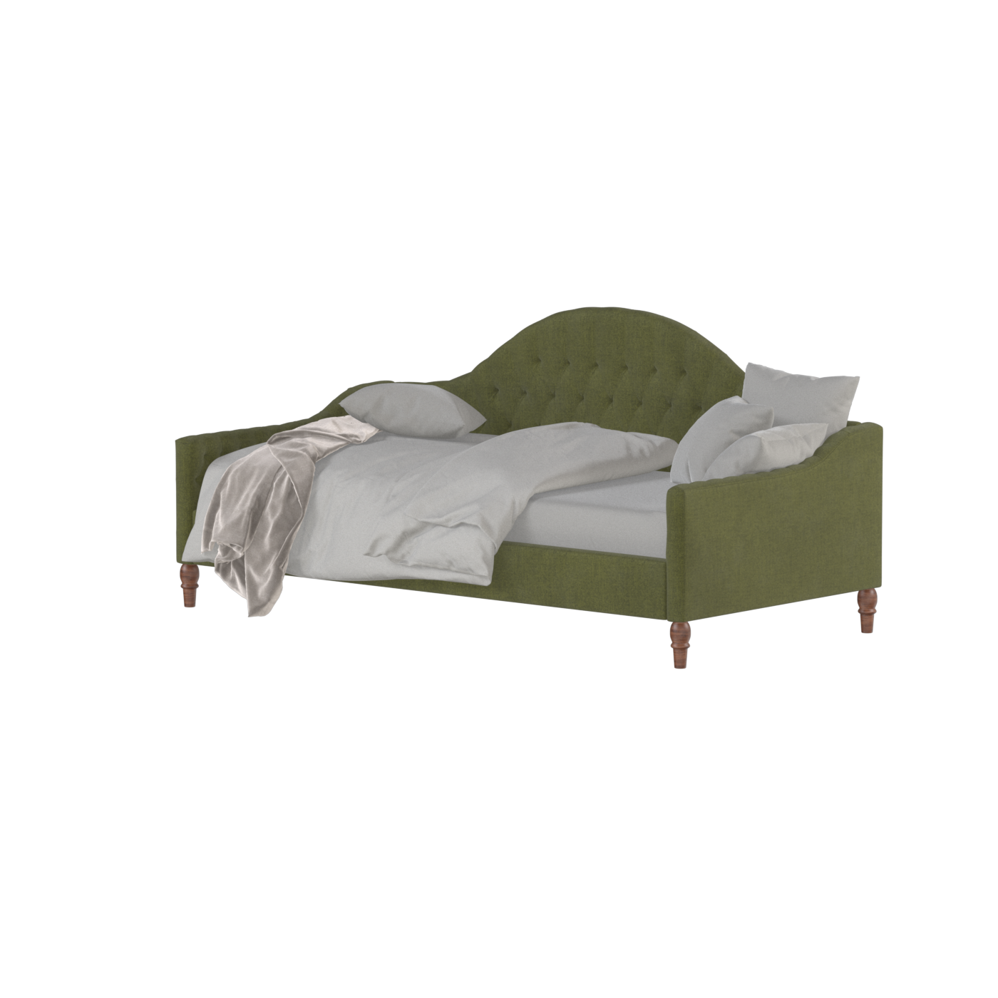 Elise Daybed with Elegant Curves and Versatile Comfort