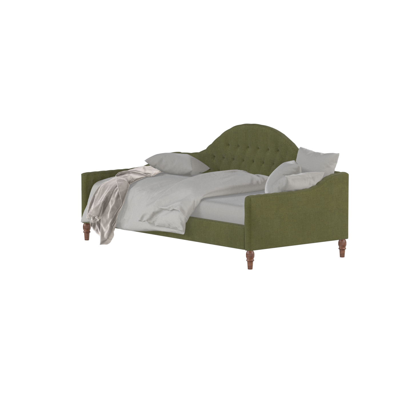 Elise Daybed with Elegant Curves and Versatile Comfort