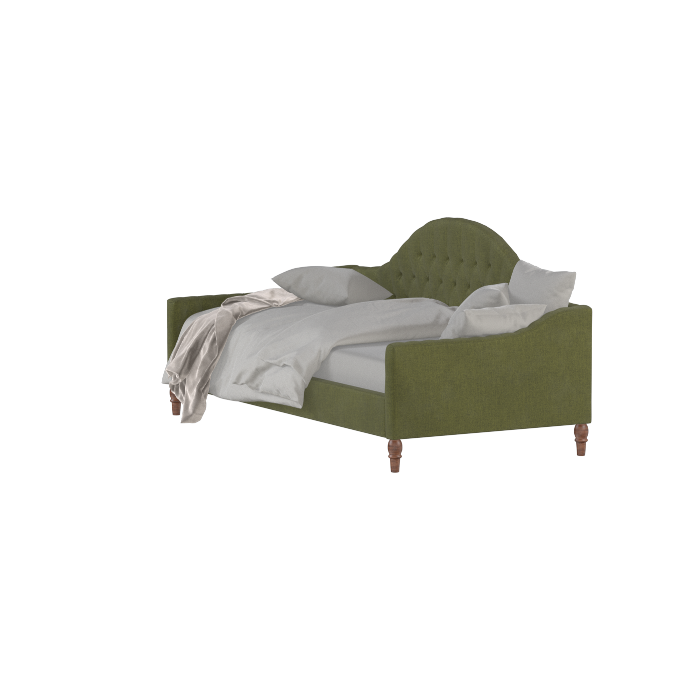 Elise Daybed with Elegant Curves and Versatile Comfort