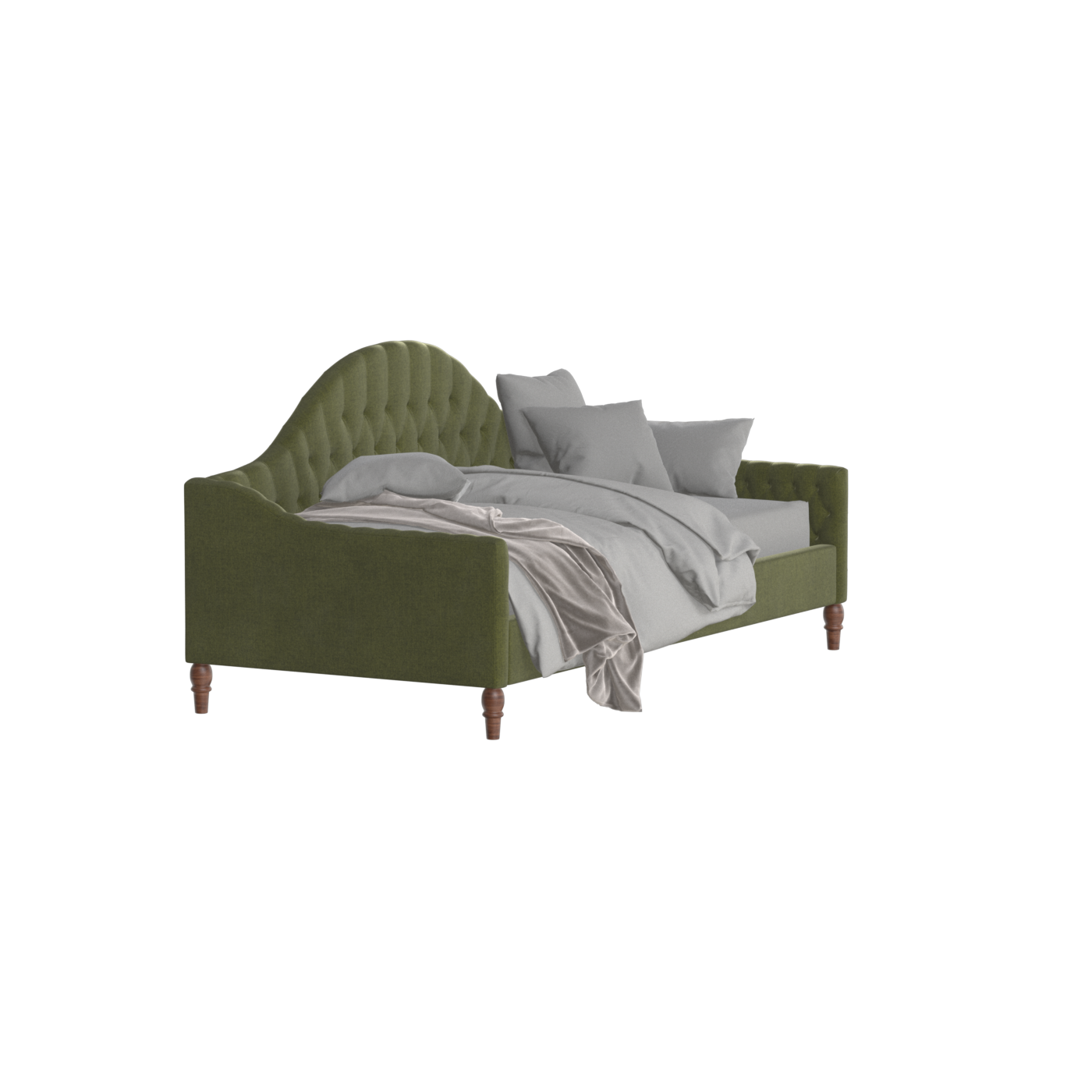 Elise Daybed with Elegant Curves and Versatile Comfort