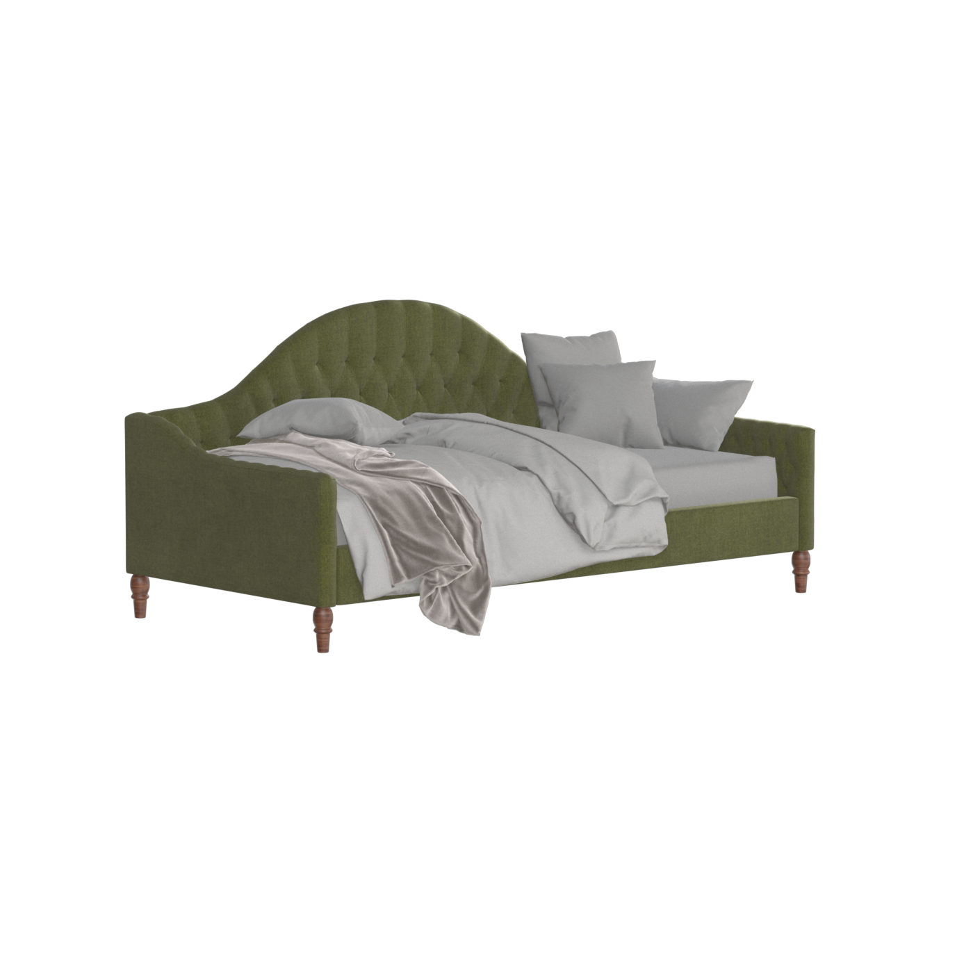 Elise Daybed with Elegant Curves and Versatile Comfort