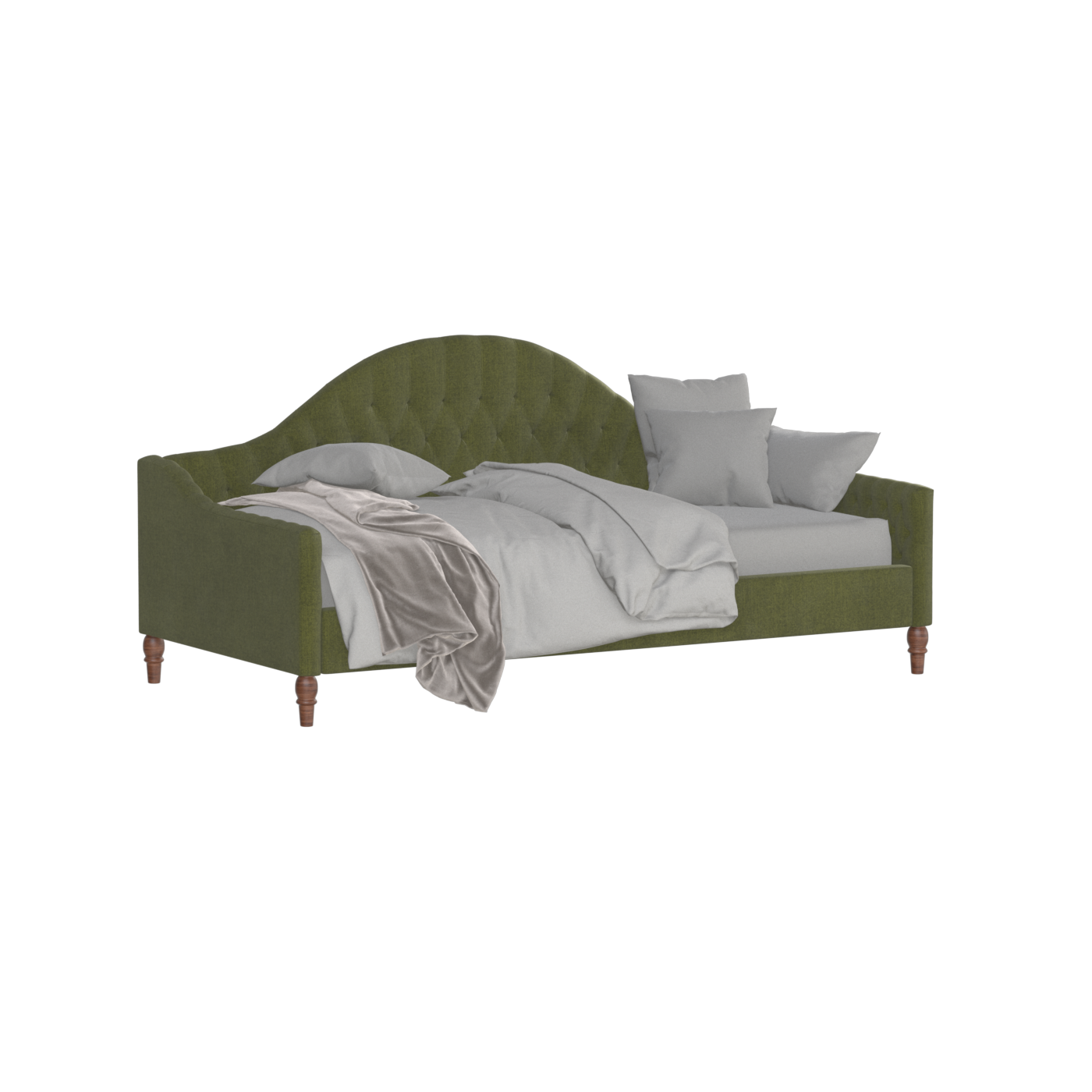 Elise Daybed with Elegant Curves and Versatile Comfort