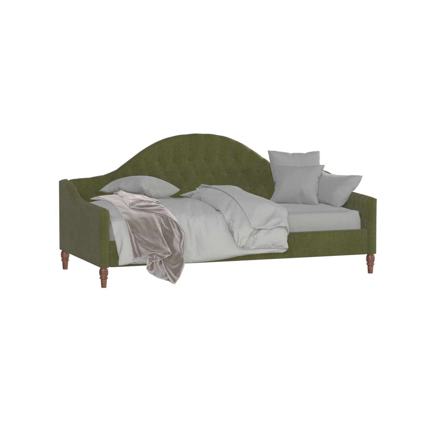 Elise Daybed with Elegant Curves and Versatile Comfort