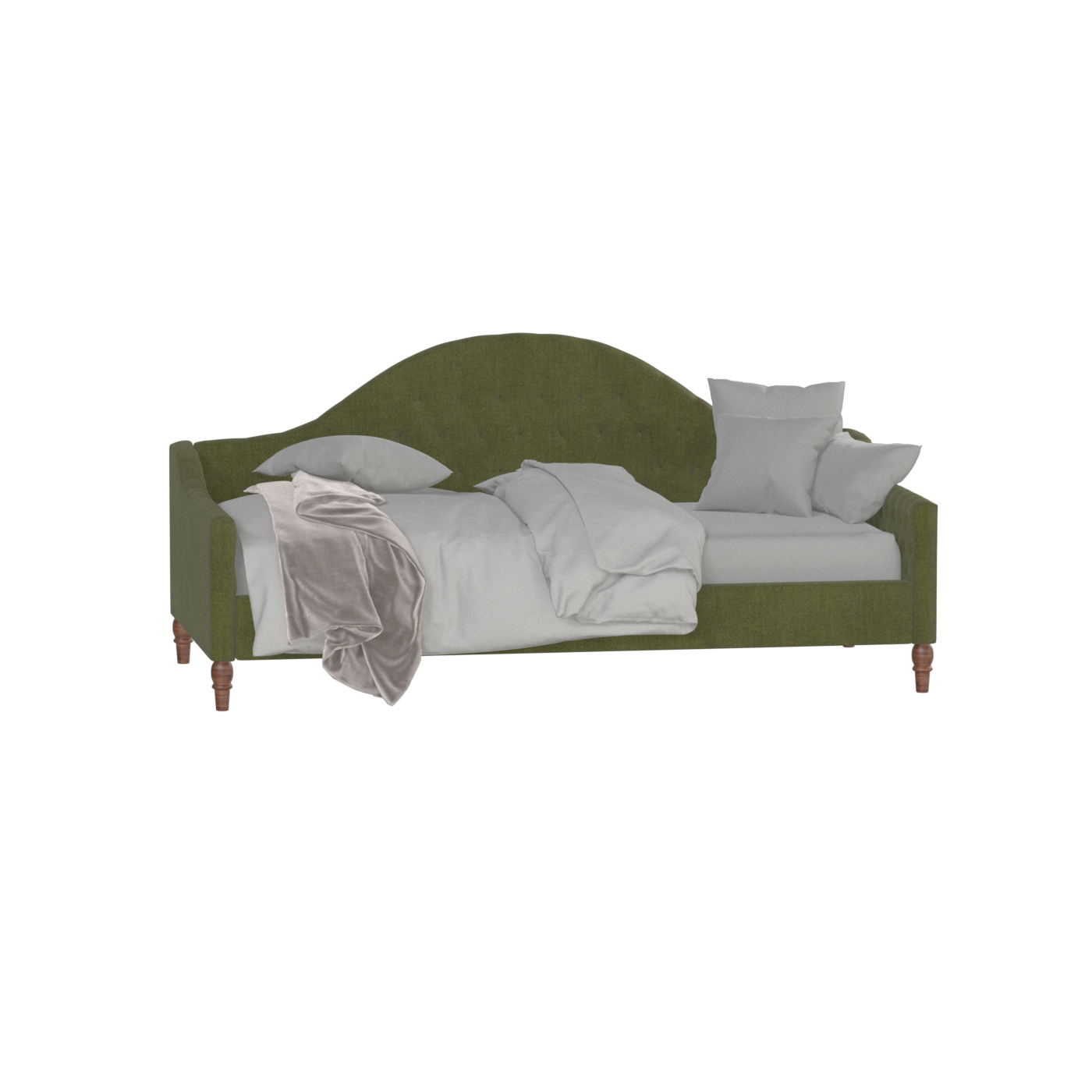 Elise Daybed with Elegant Curves and Versatile Comfort