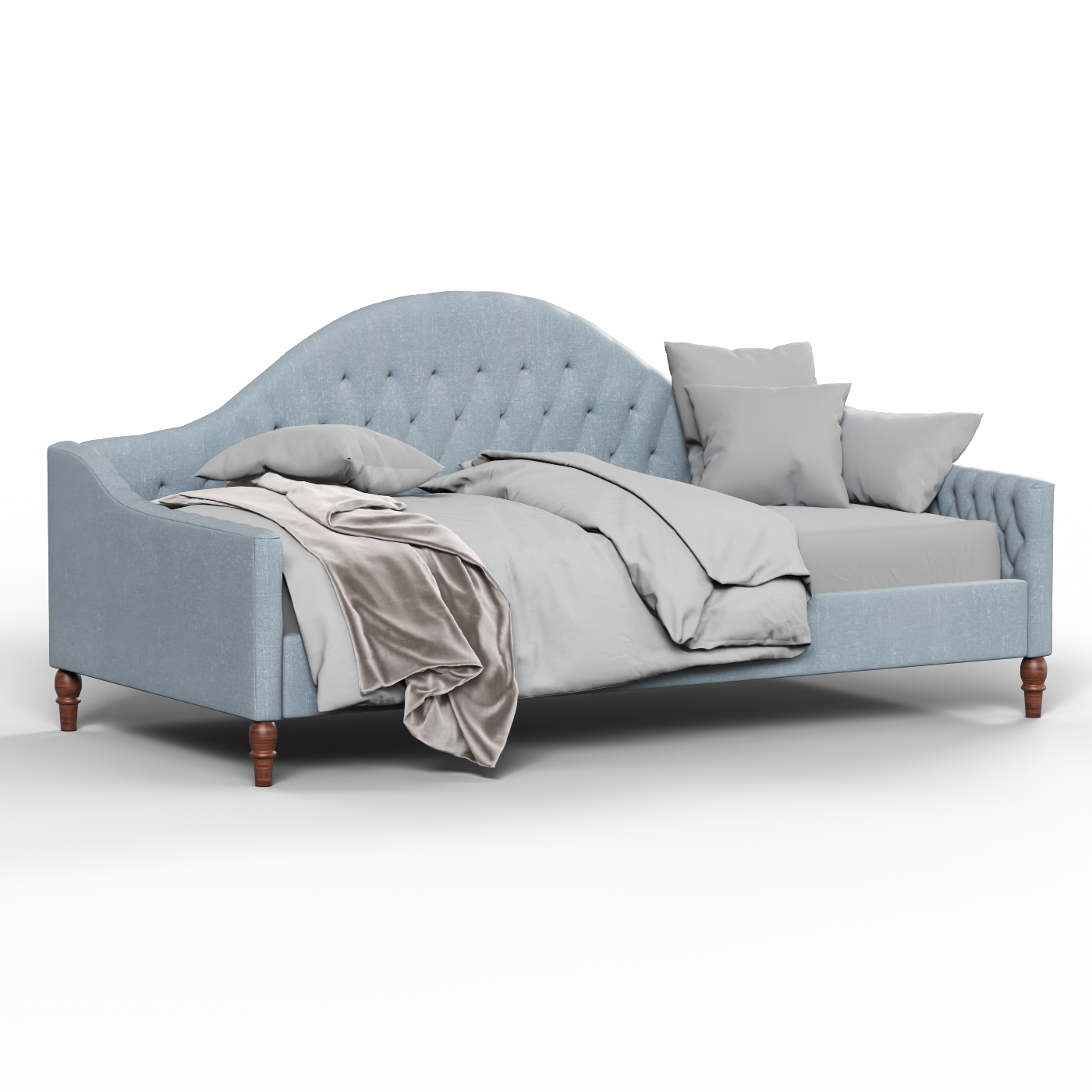 Elise Daybed with Elegant Curves and Versatile Comfort
