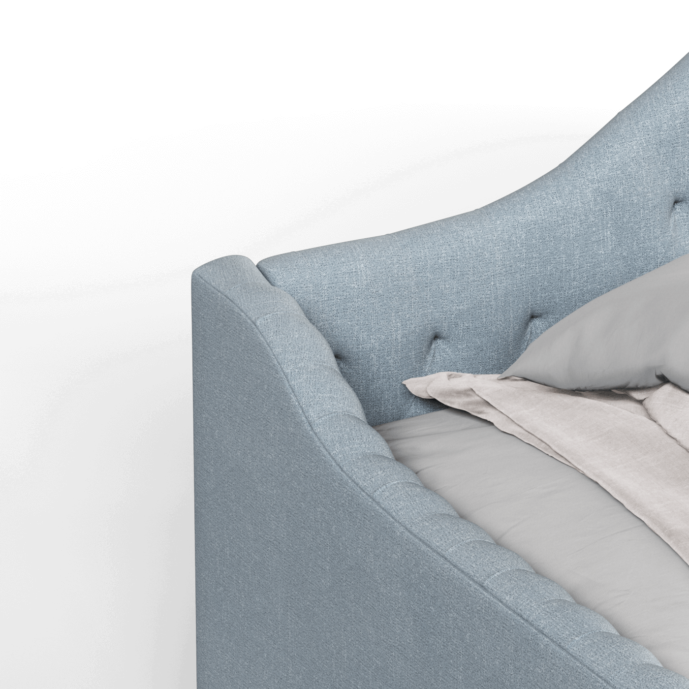 Elise Daybed with Elegant Curves and Versatile Comfort
