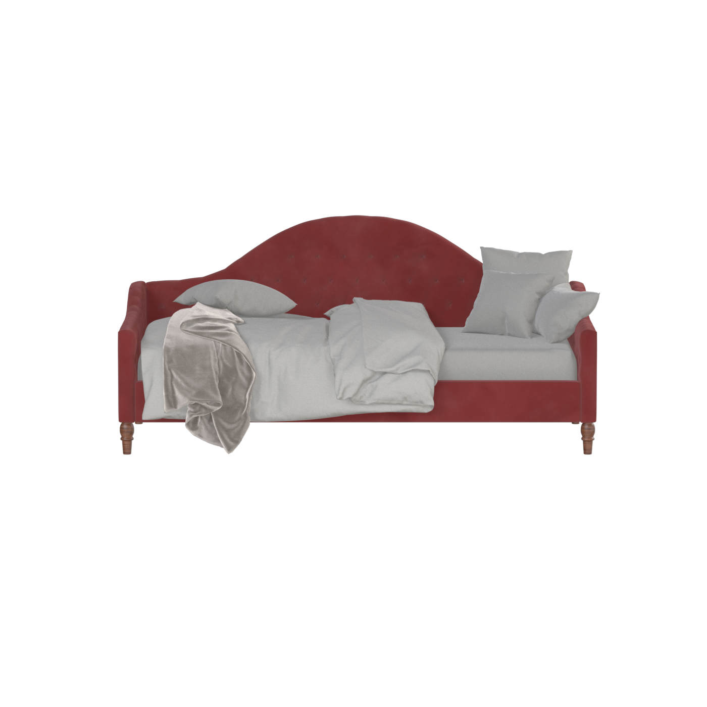Lit de repos Elise aux courbes élégantes et au confort polyvalent