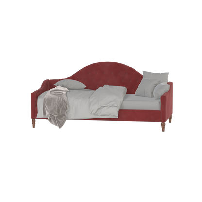 Lit de repos Elise aux courbes élégantes et au confort polyvalent