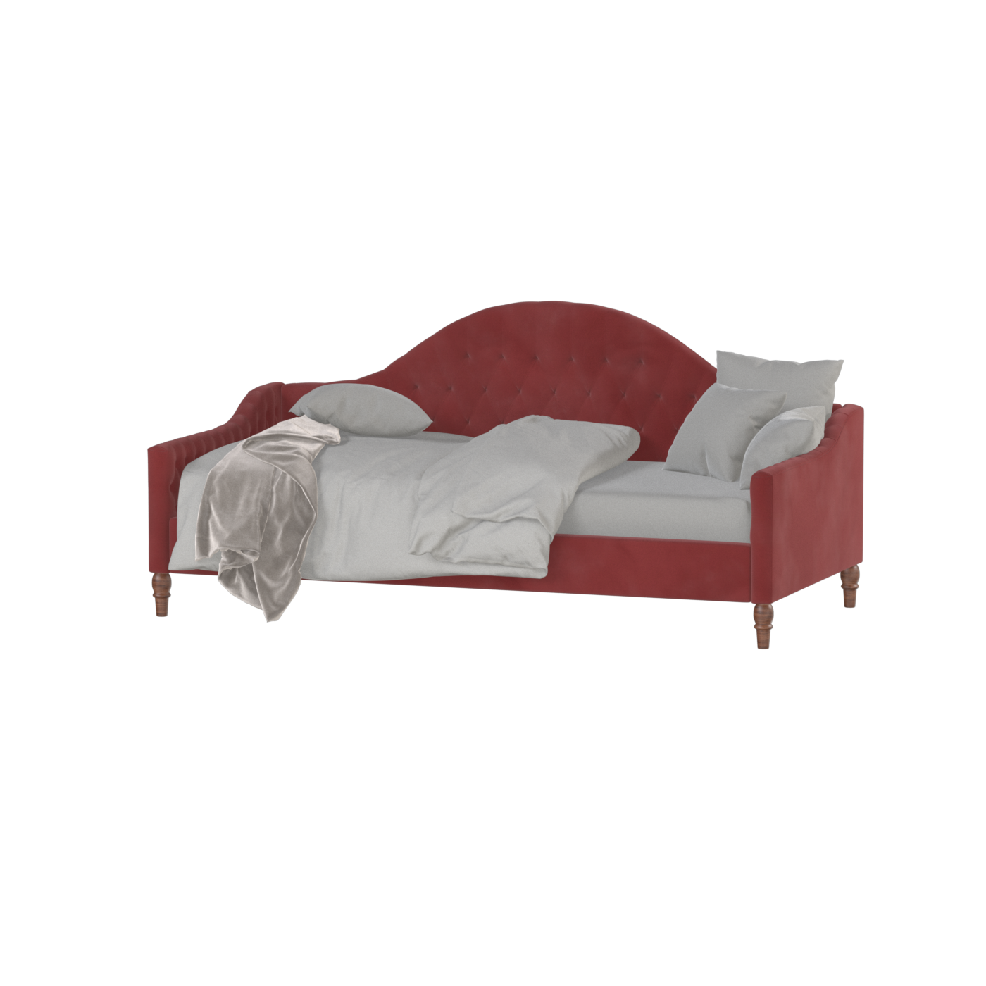 Lit de repos Elise aux courbes élégantes et au confort polyvalent