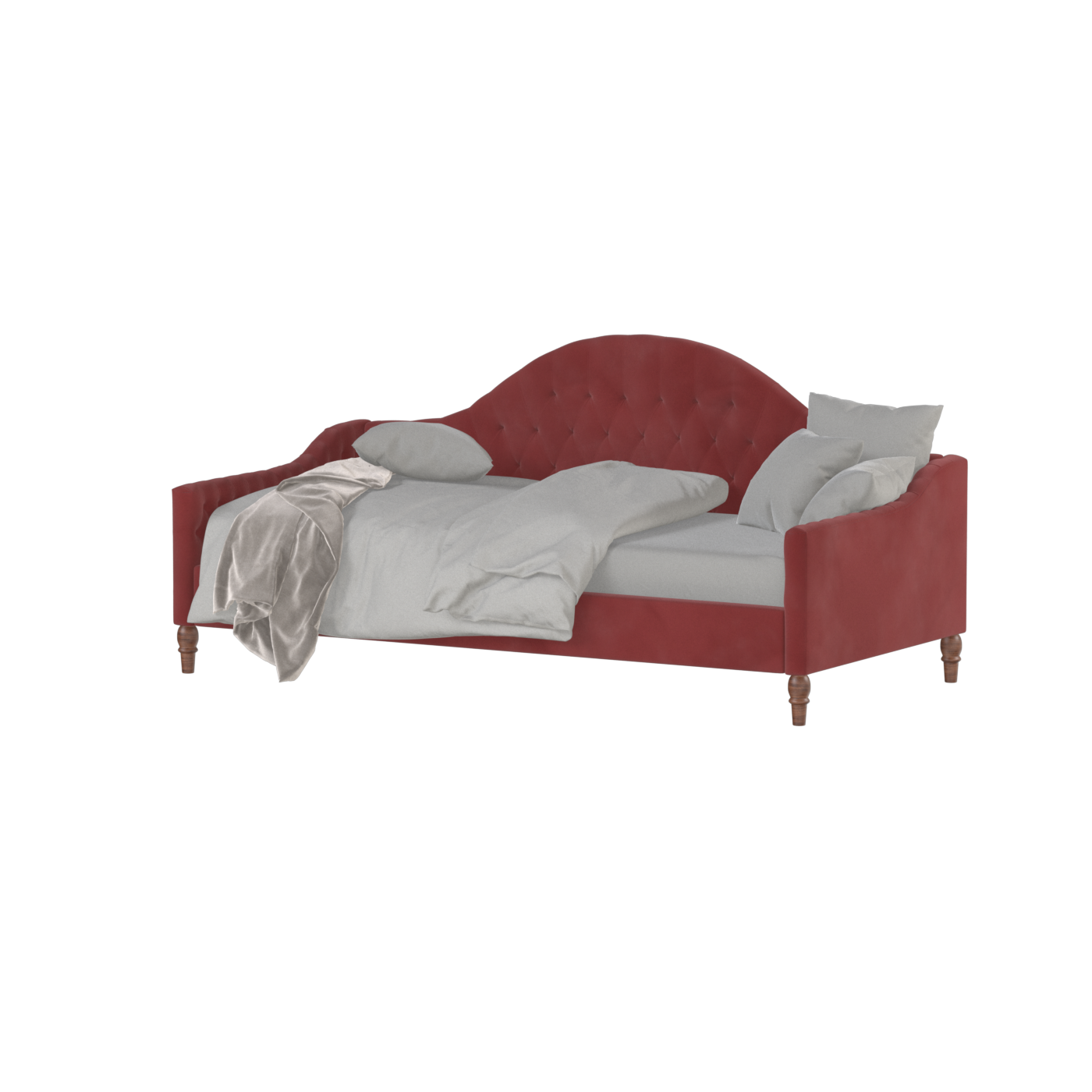 Lit de repos Elise aux courbes élégantes et au confort polyvalent