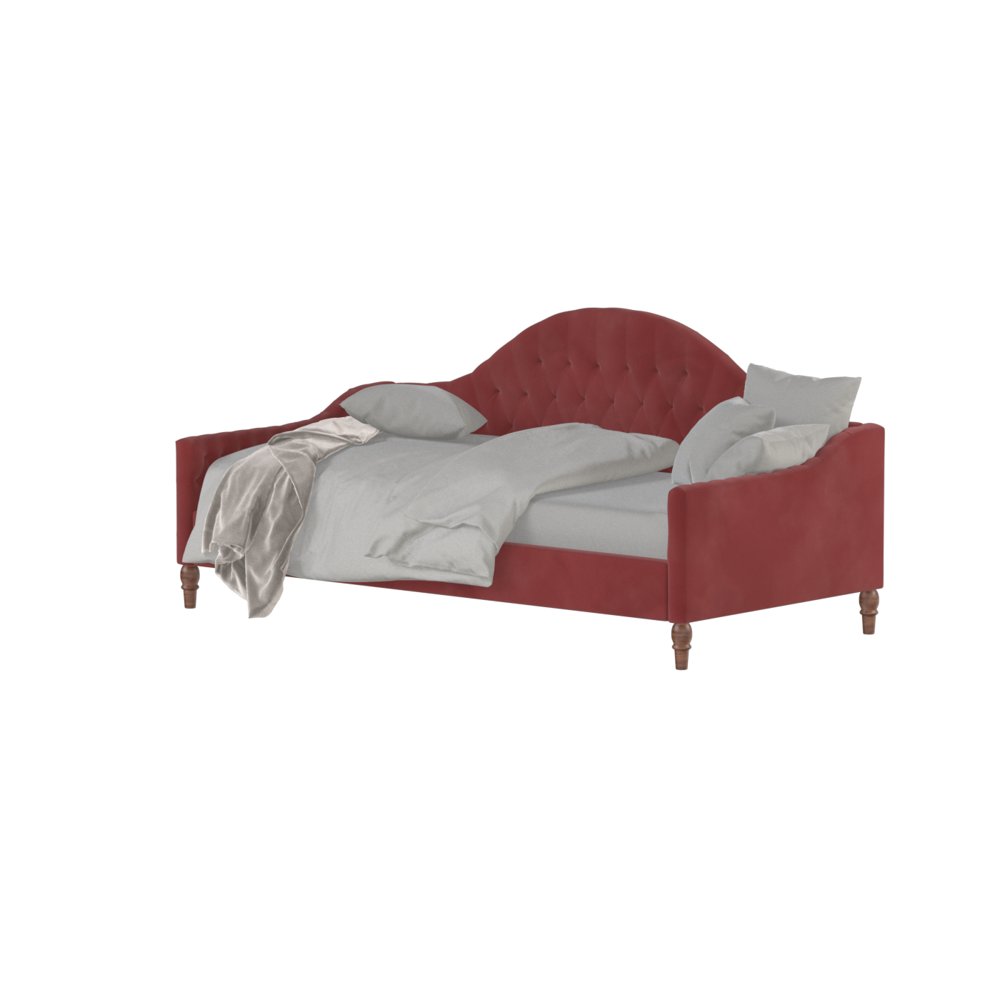 Lit de repos Elise aux courbes élégantes et au confort polyvalent