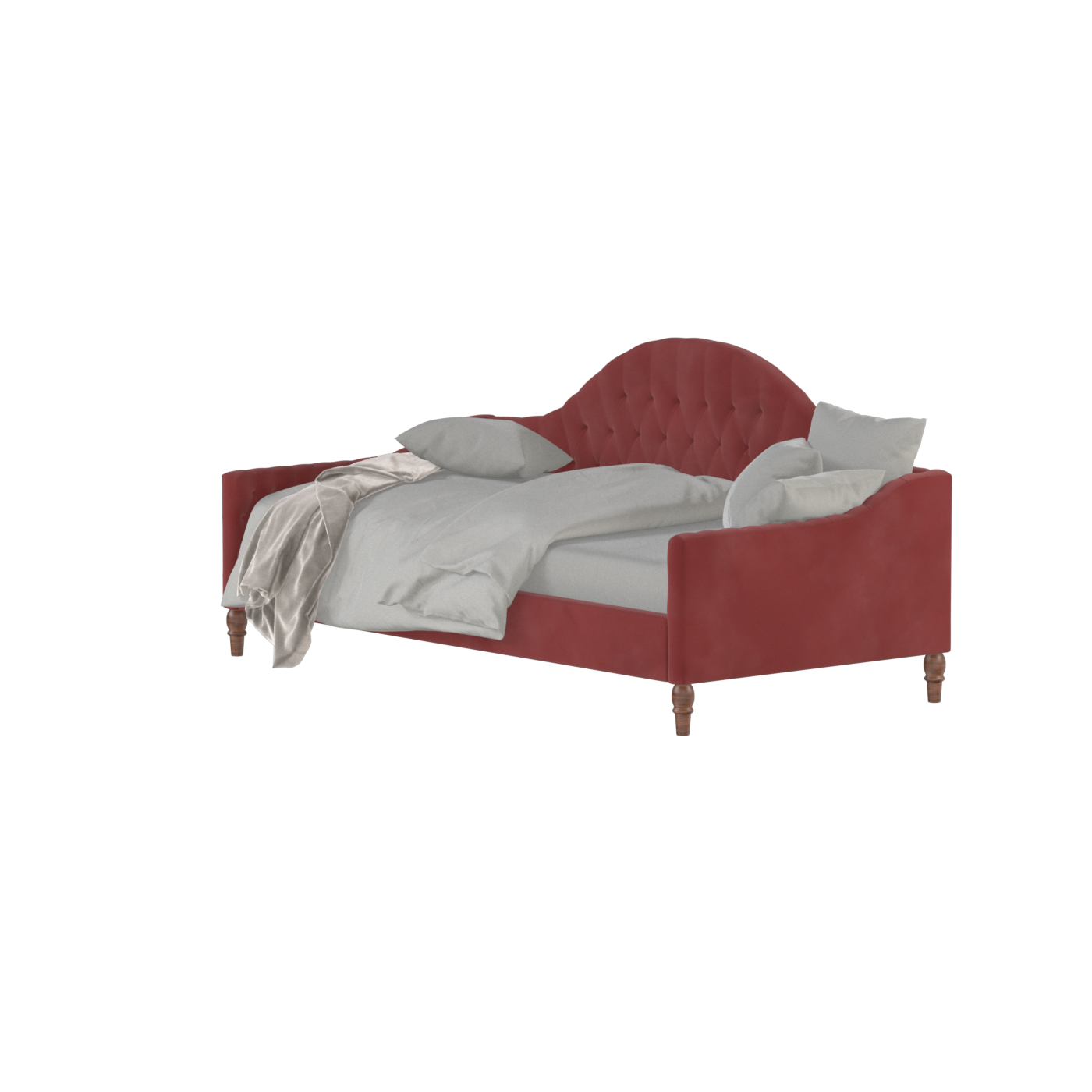 Lit de repos Elise aux courbes élégantes et au confort polyvalent