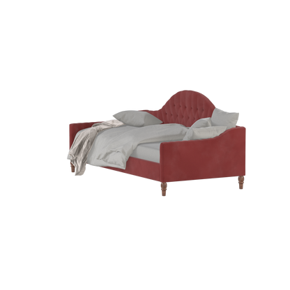 Lit de repos Elise aux courbes élégantes et au confort polyvalent