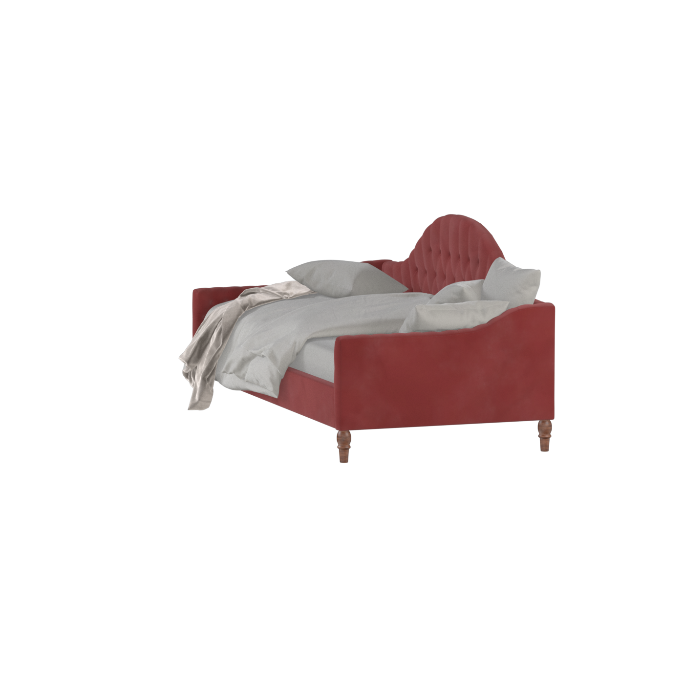 Lit de repos Elise aux courbes élégantes et au confort polyvalent