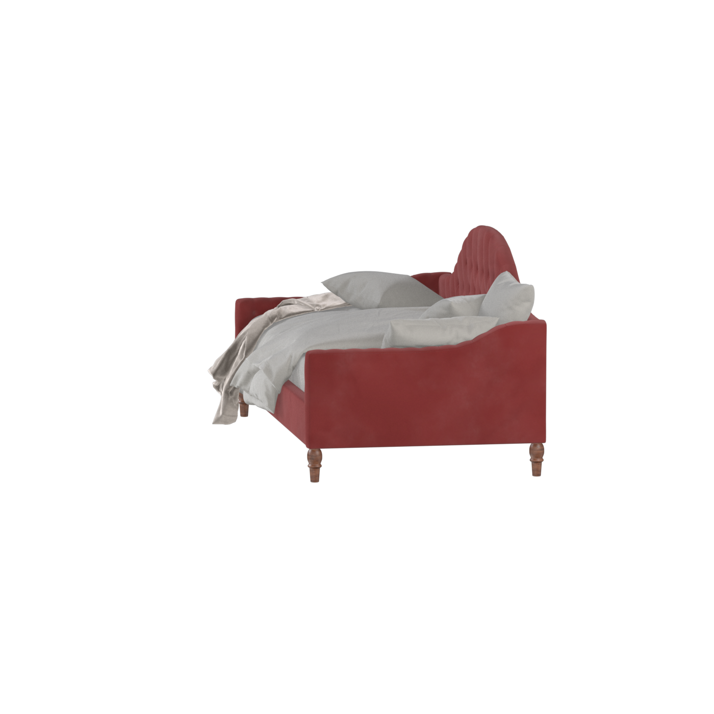 Lit de repos Elise aux courbes élégantes et au confort polyvalent