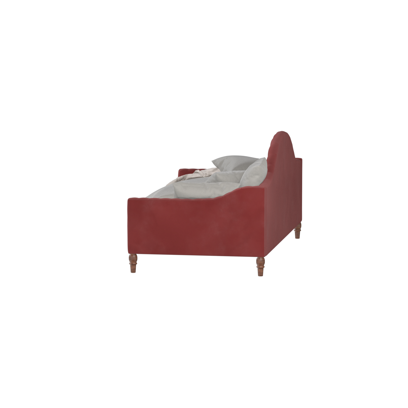 Lit de repos Elise aux courbes élégantes et au confort polyvalent