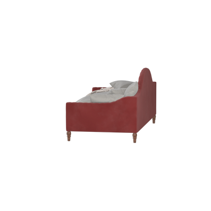 Lit de repos Elise aux courbes élégantes et au confort polyvalent