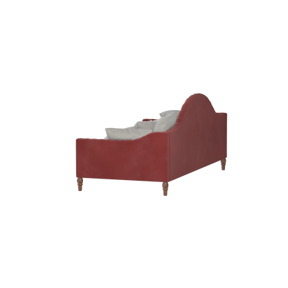 Lit de repos Elise aux courbes élégantes et au confort polyvalent