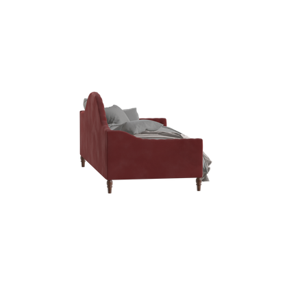 Lit de repos Elise aux courbes élégantes et au confort polyvalent
