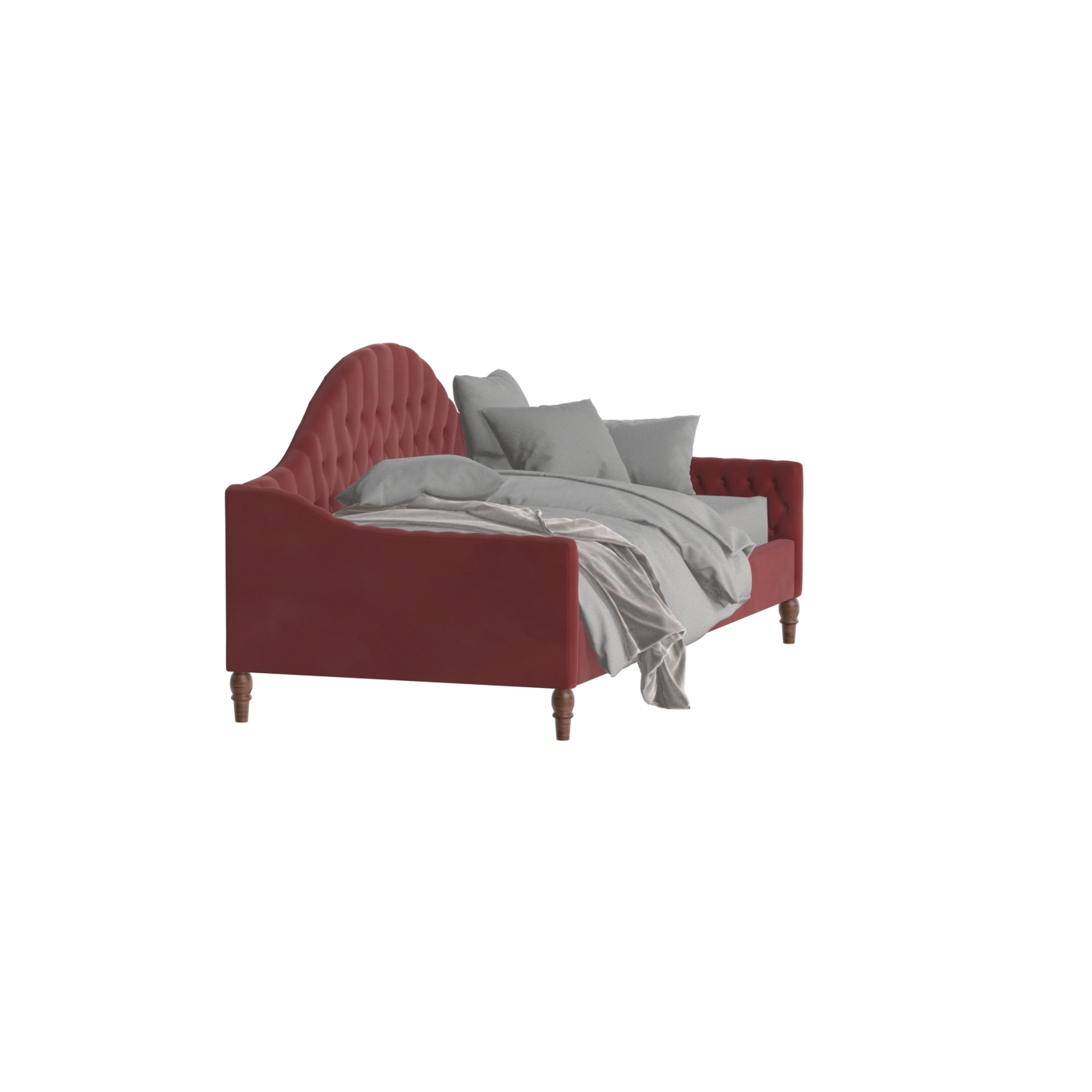 Lit de repos Elise aux courbes élégantes et au confort polyvalent