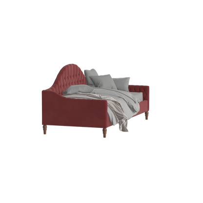 Lit de repos Elise aux courbes élégantes et au confort polyvalent