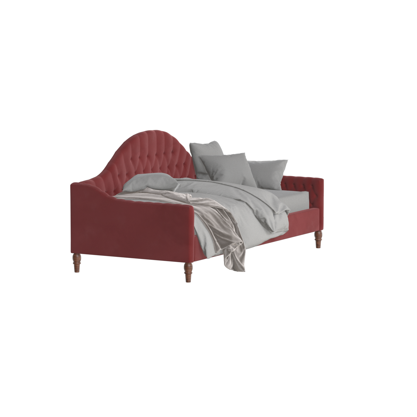 Lit de repos Elise aux courbes élégantes et au confort polyvalent