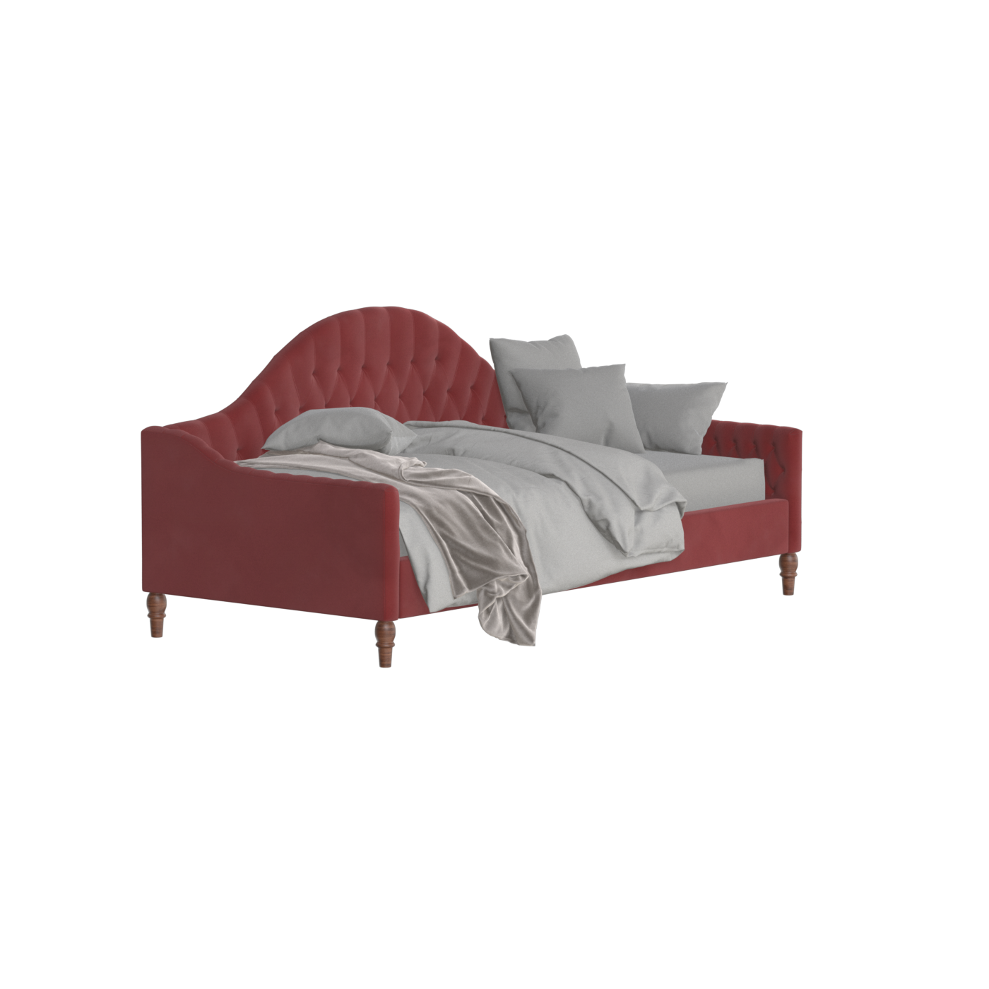 Lit de repos Elise aux courbes élégantes et au confort polyvalent