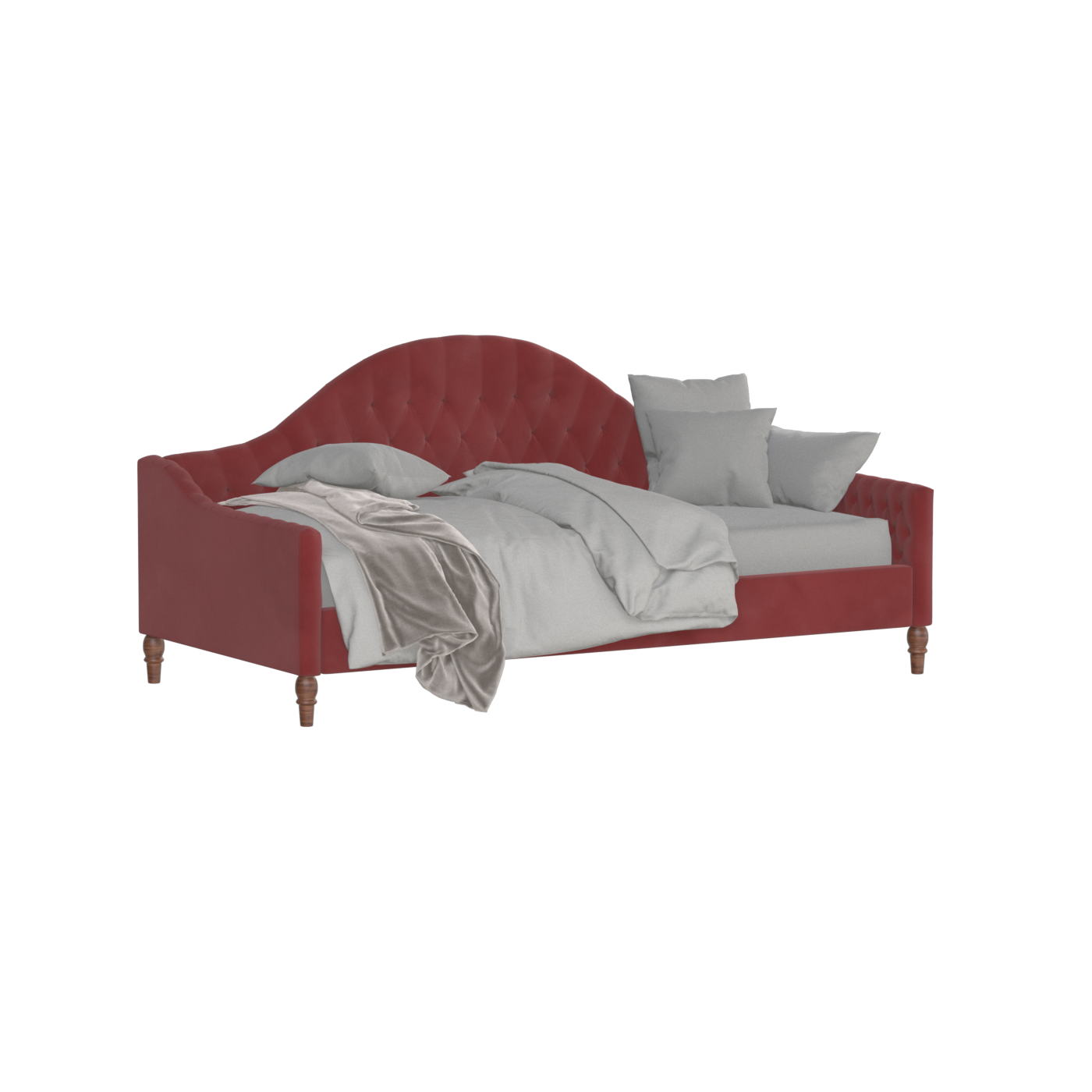 Lit de repos Elise aux courbes élégantes et au confort polyvalent