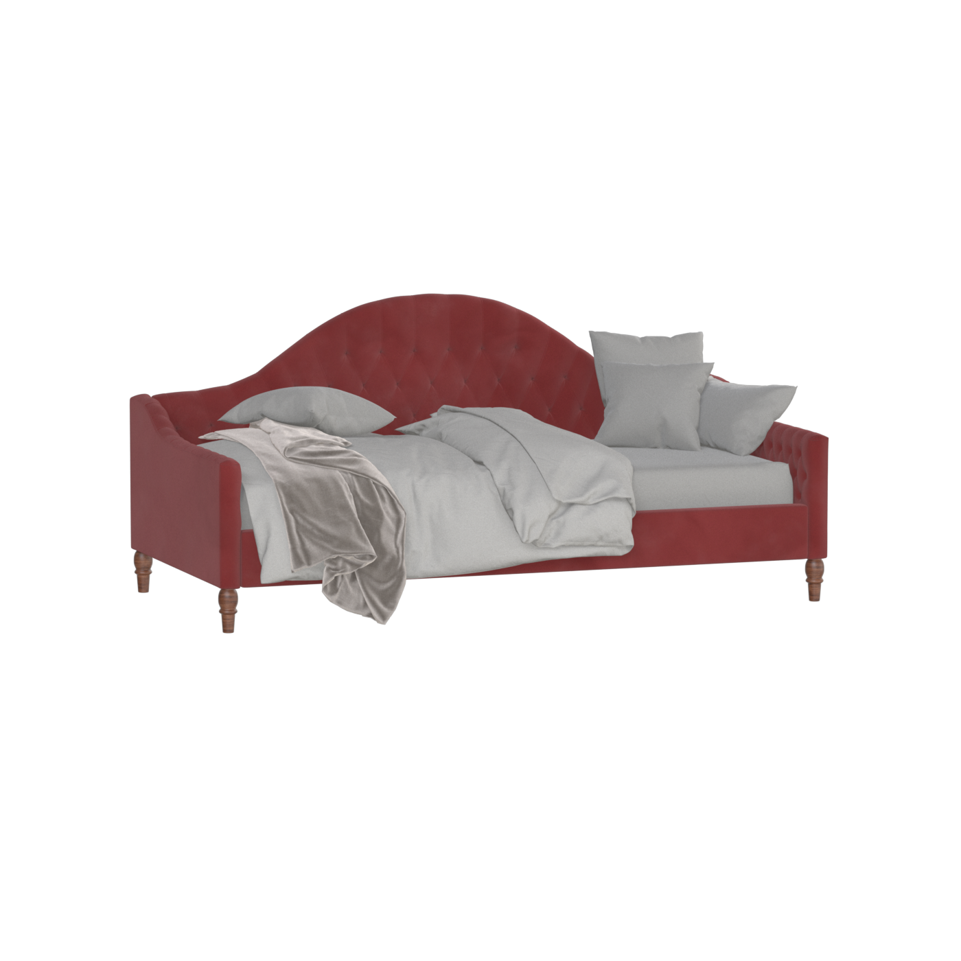 Lit de repos Elise aux courbes élégantes et au confort polyvalent