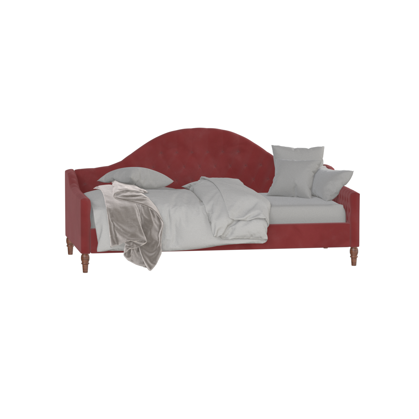 Lit de repos Elise aux courbes élégantes et au confort polyvalent