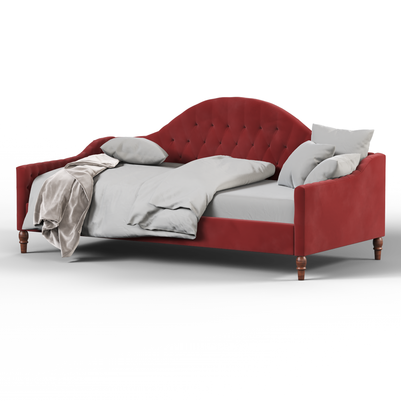 Lit de repos Elise aux courbes élégantes et au confort polyvalent