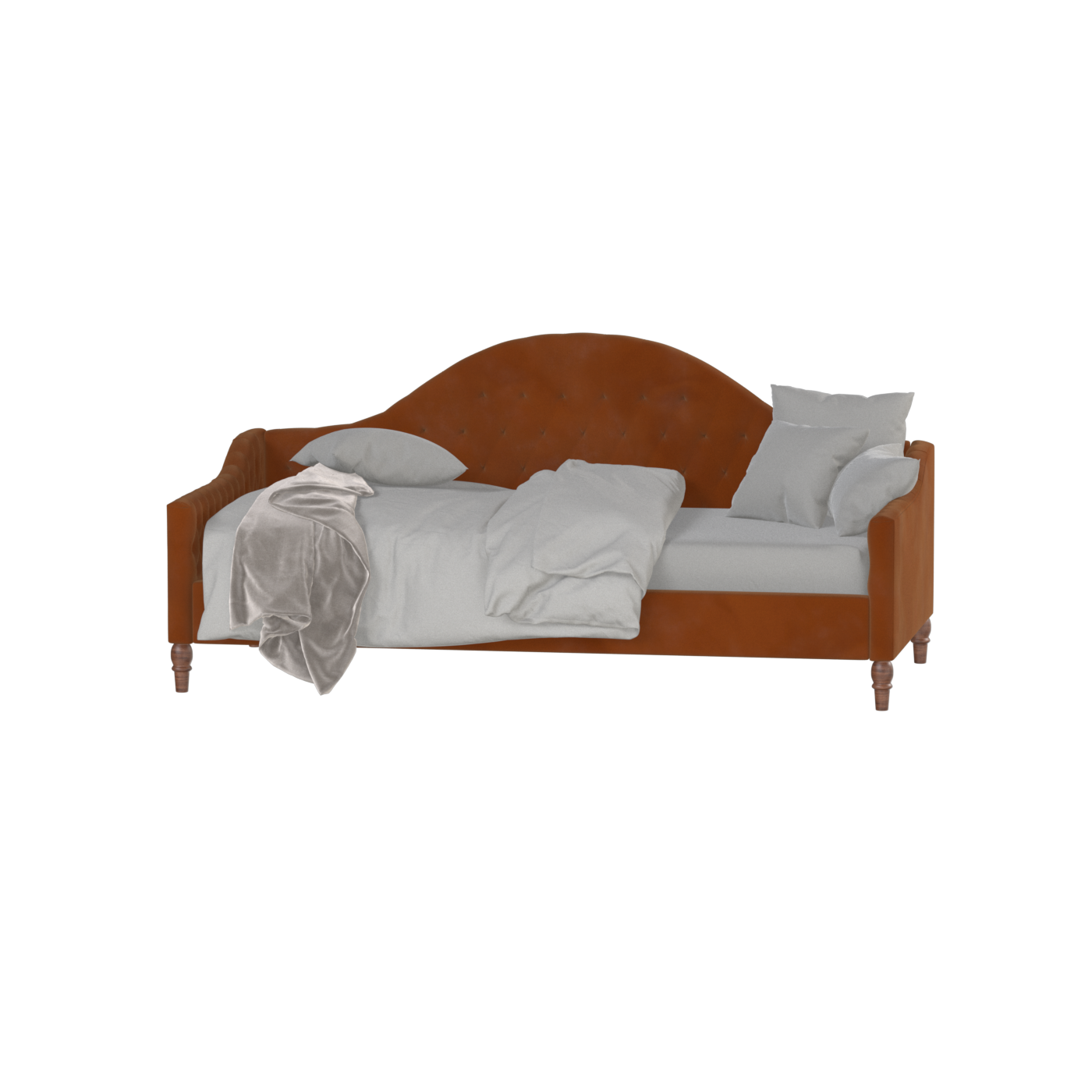 Elise Daybed with Elegant Curves and Versatile Comfort
